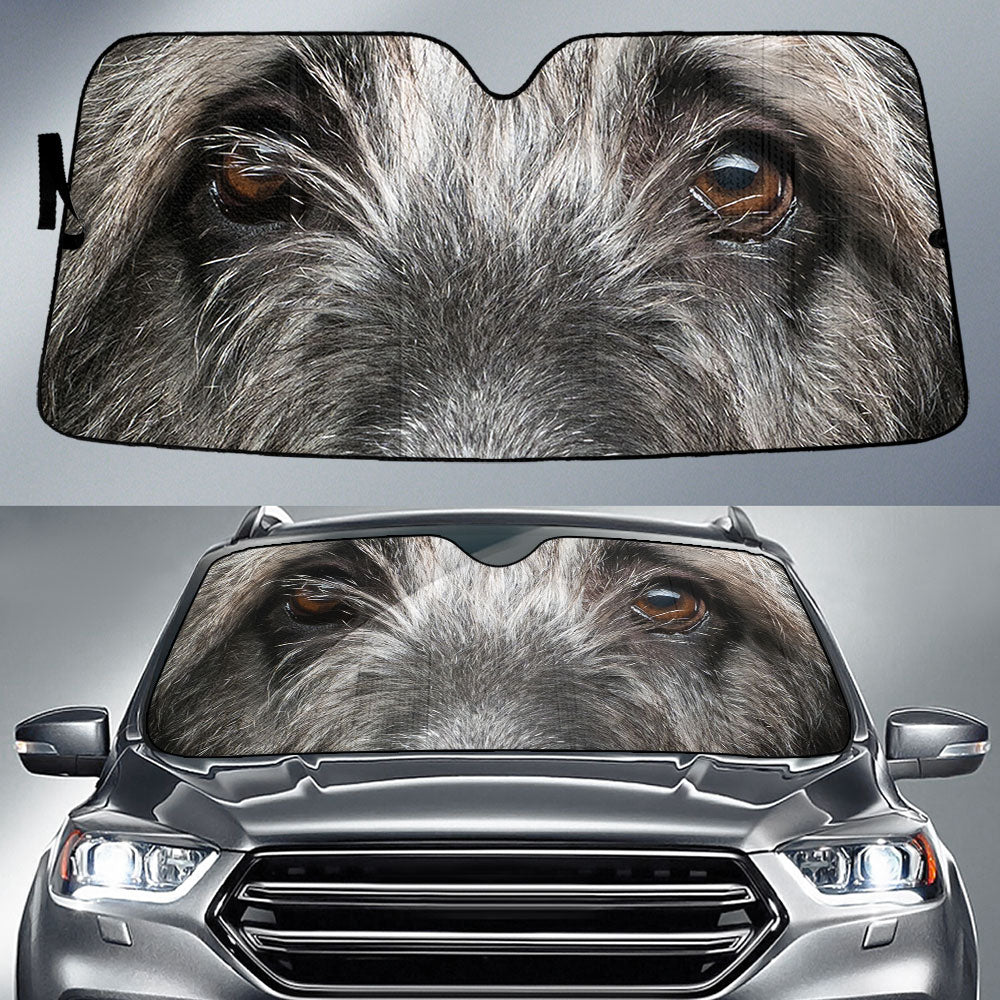 Irish wolfhound Eyes Car Sun Shade 94