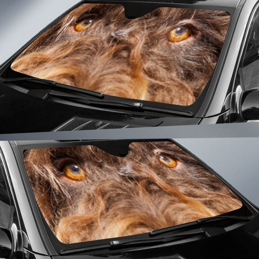 Barbet Eyes Car Sun Shade 94