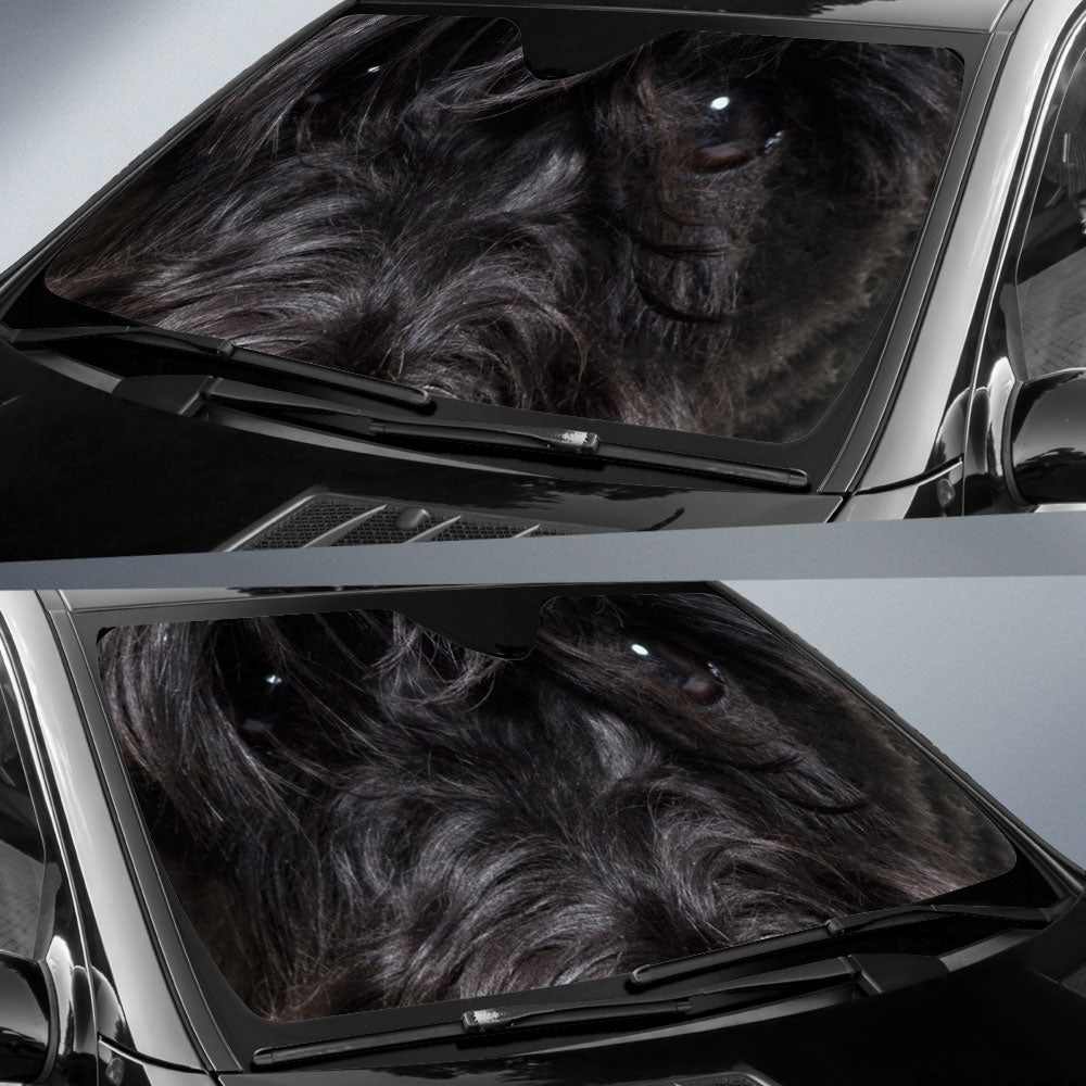 Kerry Blue Terriers Eyes Car Sun Shade 94