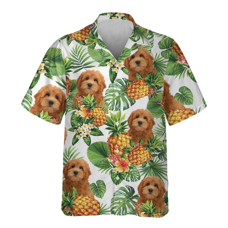 Goldendoodle - Tropical Pattern Hawaiian Shirt