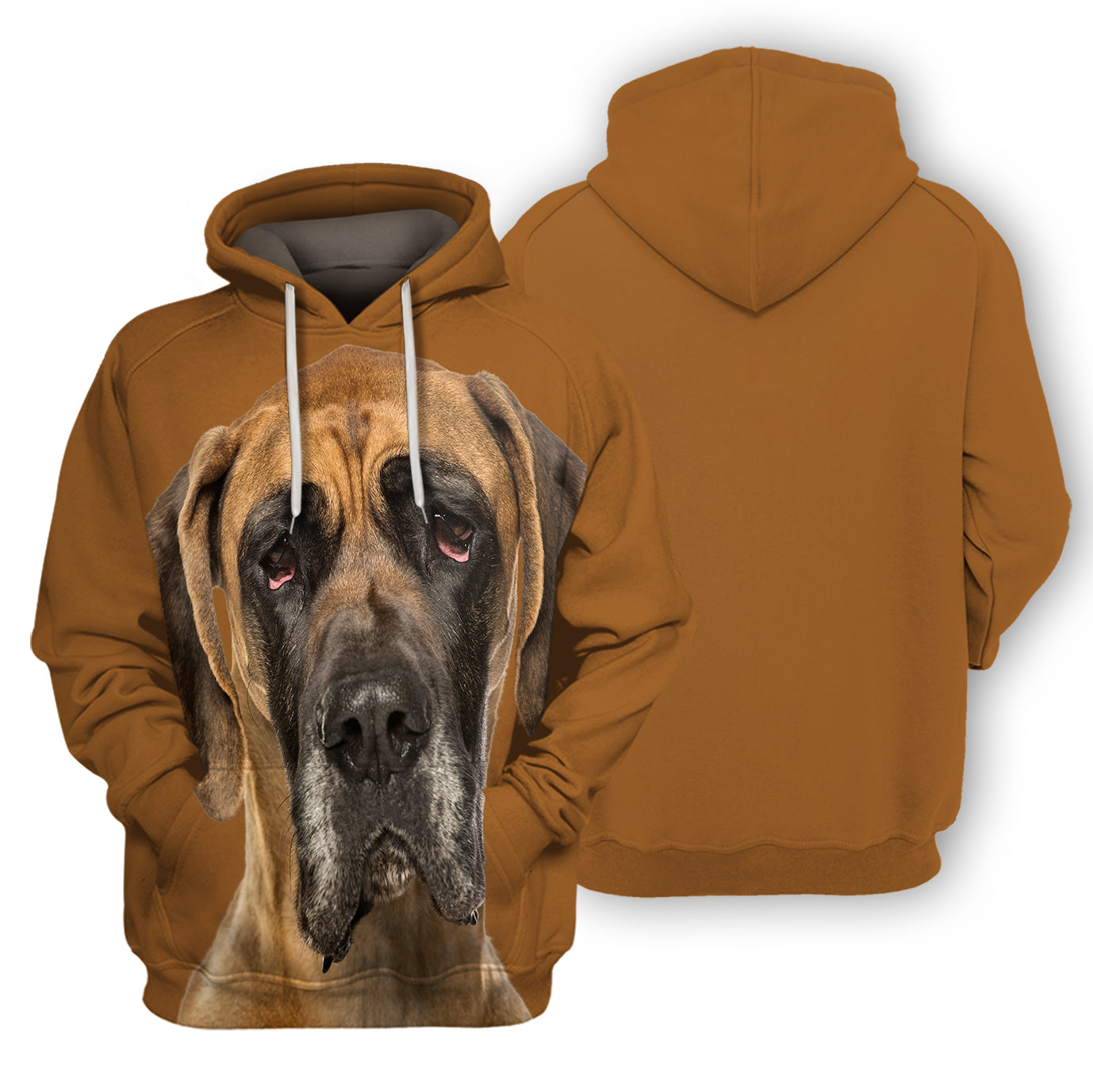 Great Dane 2 Francis Bizon - Unisex 3D Graphic Hoodie