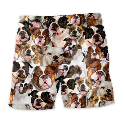 American Bulldog 1 Full Face Hawaiian Shirt & Short