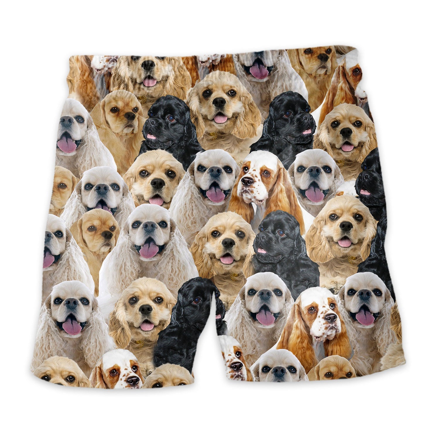 American Cocker Spaniel Full Face Hawaiian Shirt & Short