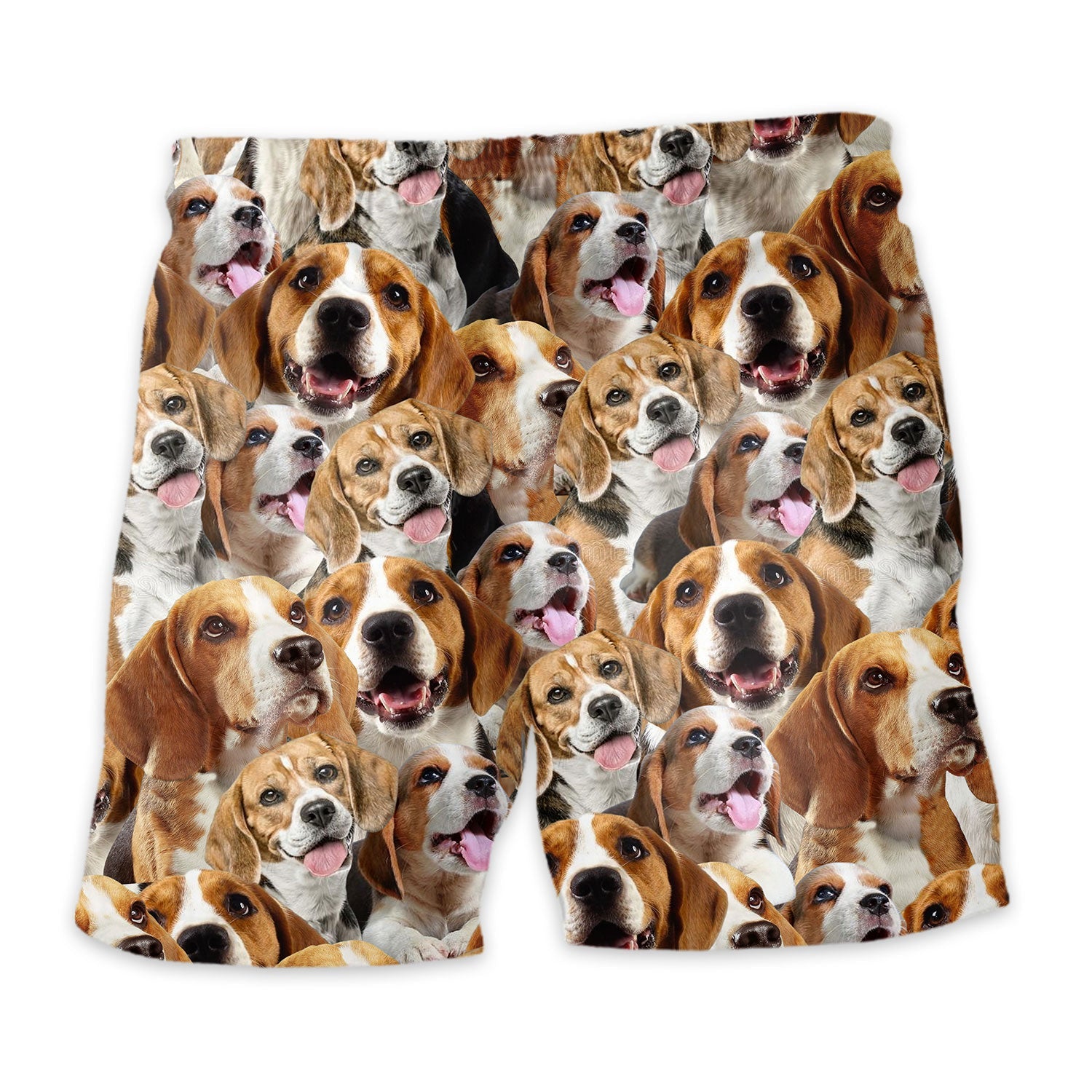 Beagle Full Face Hawaiian Shirt & Short