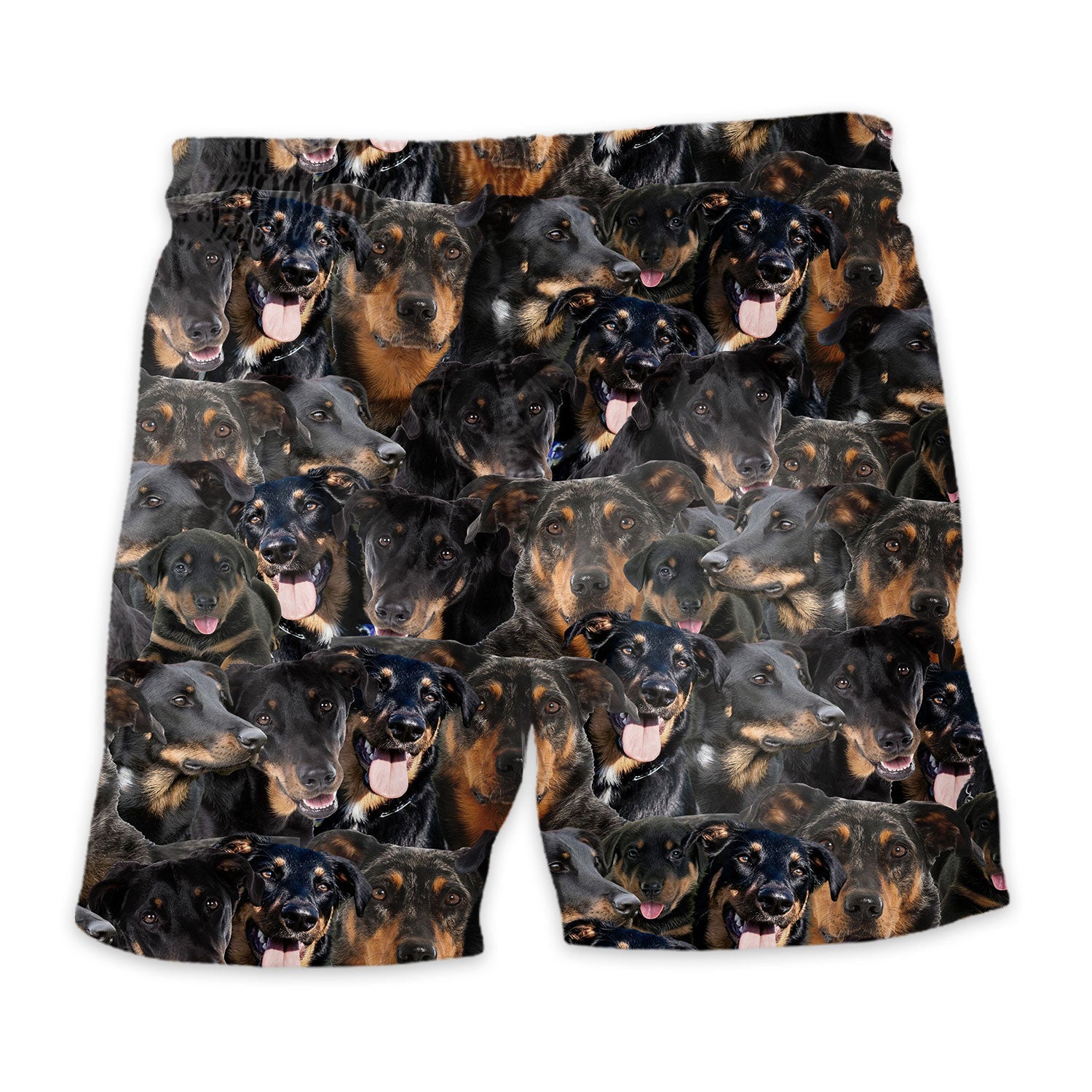 Beauceron Full Face Hawaiian Shirt & Short