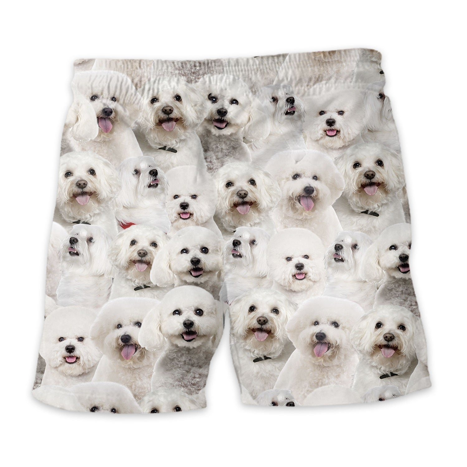 Bichon Frise Full Face Hawaiian Shirt & Short