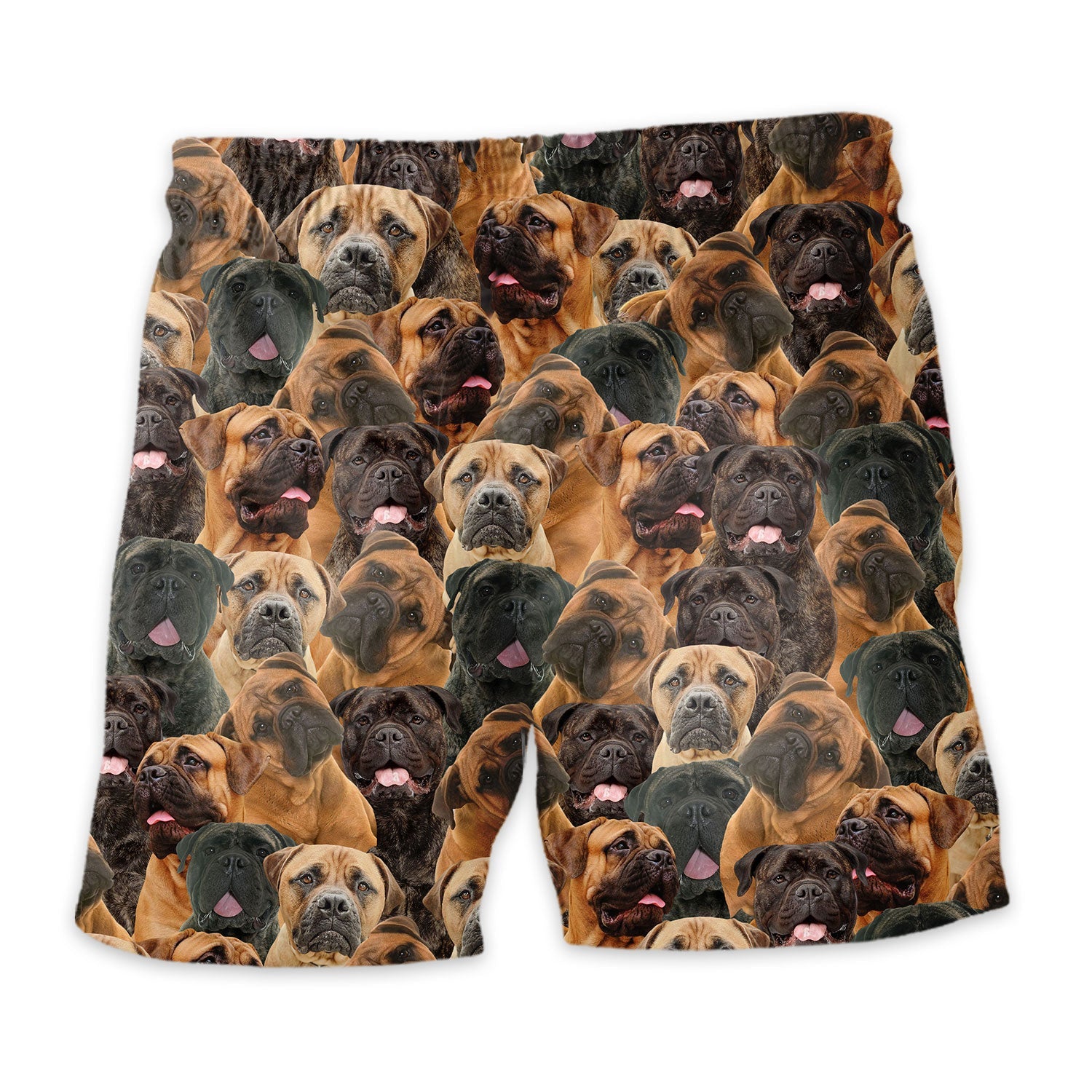 Bullmastiff Full Face Hawaiian Shirt & Short