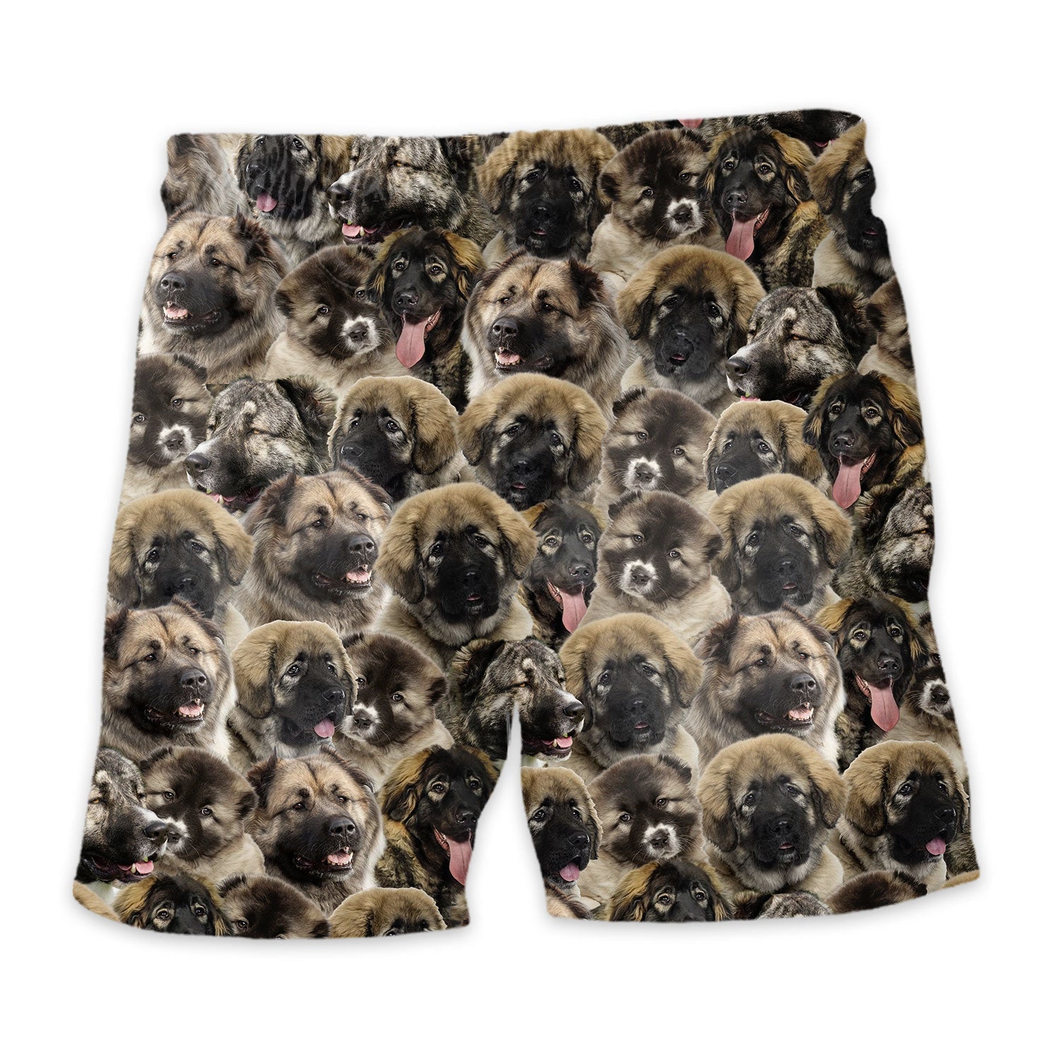 Caucasian Shepherd Dog Full Face Hawaiian Shirt & Short