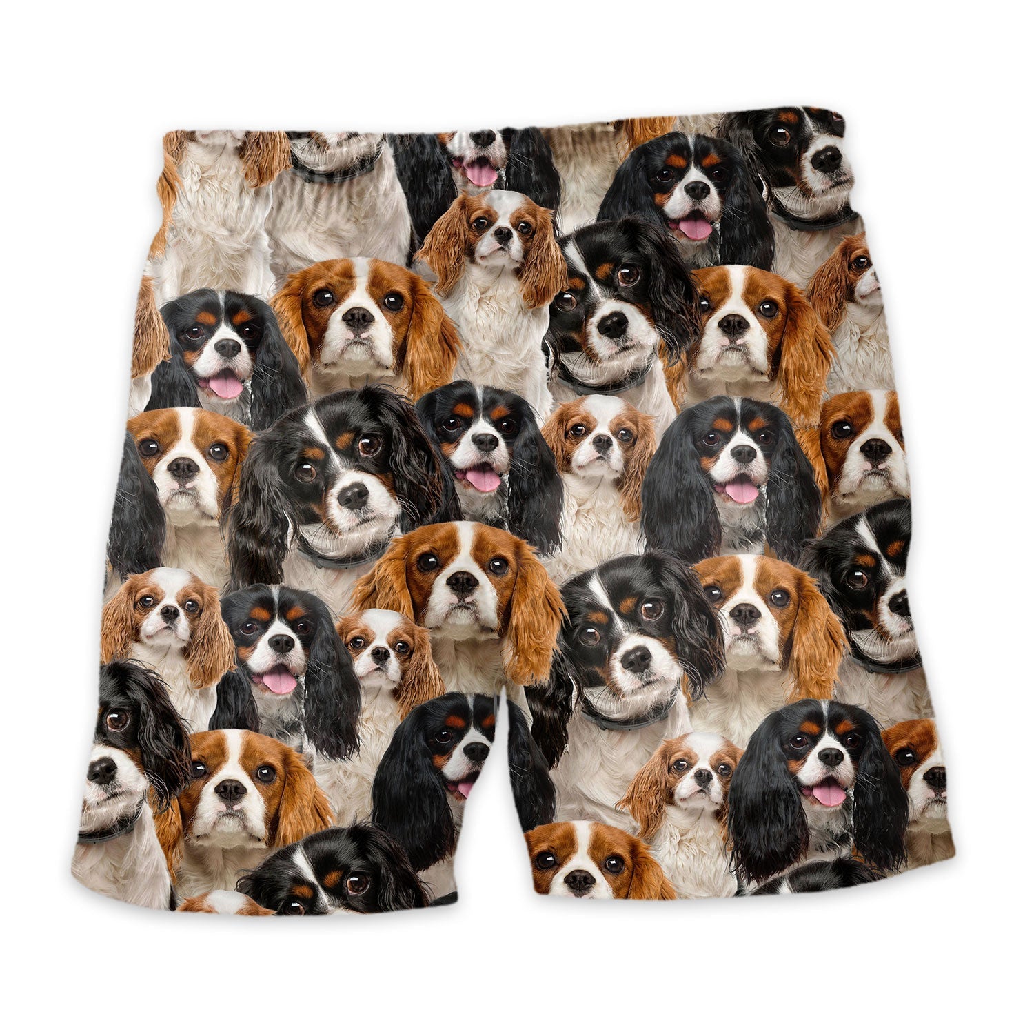 Cavalier King Charles Spaniel Full Face Hawaiian Shirt & Short