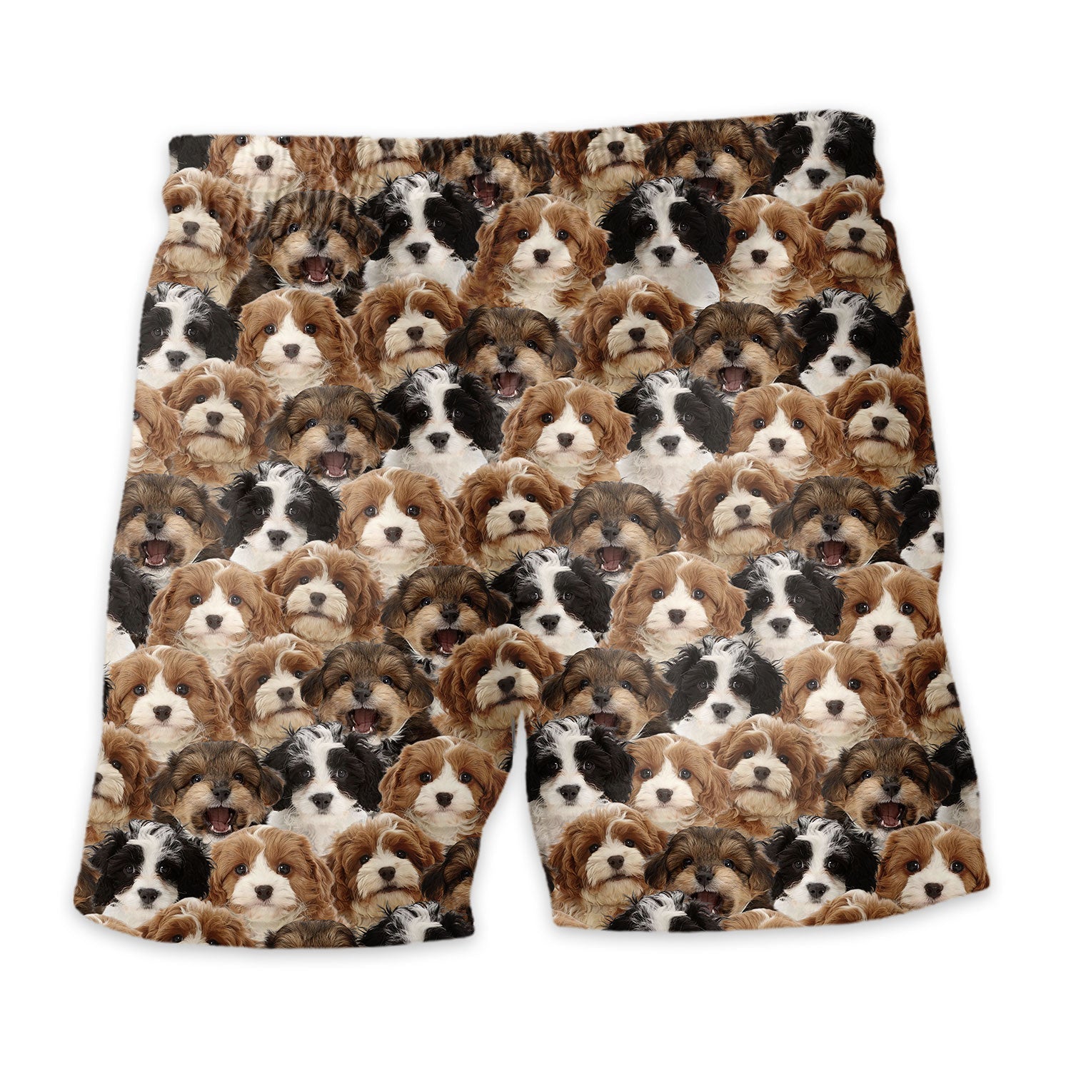 Cavapoo Full Face Hawaiian Shirt & Short