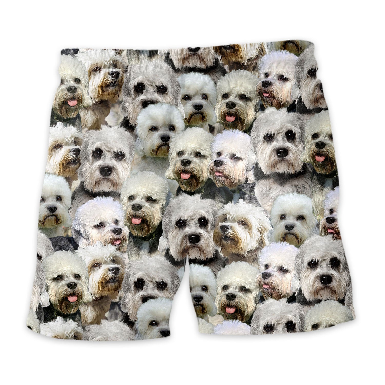 Dandie Dinmont Terrier Full Face Hawaiian Shirt & Short