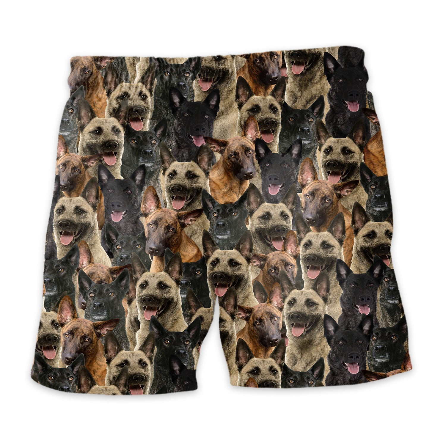 Dutch Shepherd Full Face Hawaiian Shirt & Short