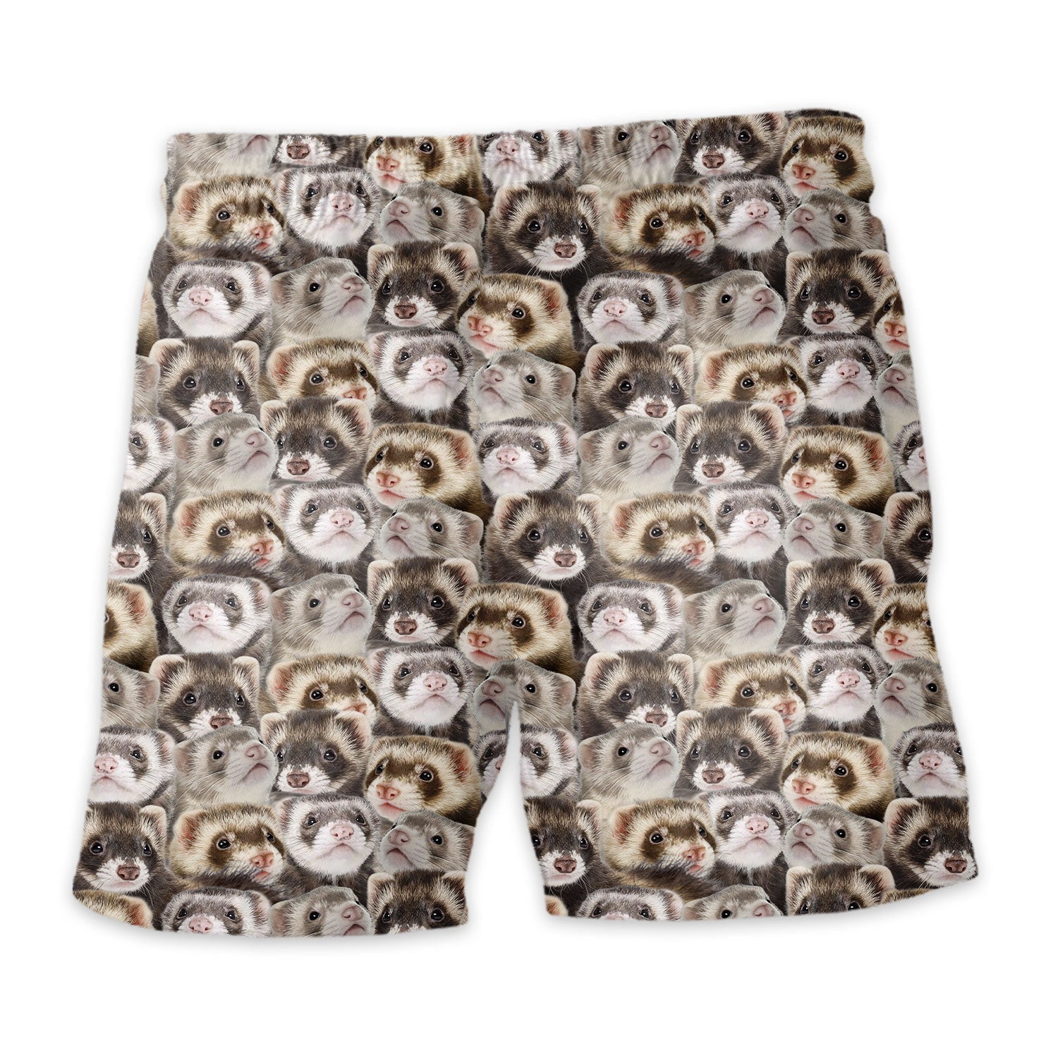 Ferret Full Face Hawaiian Shirt & Short