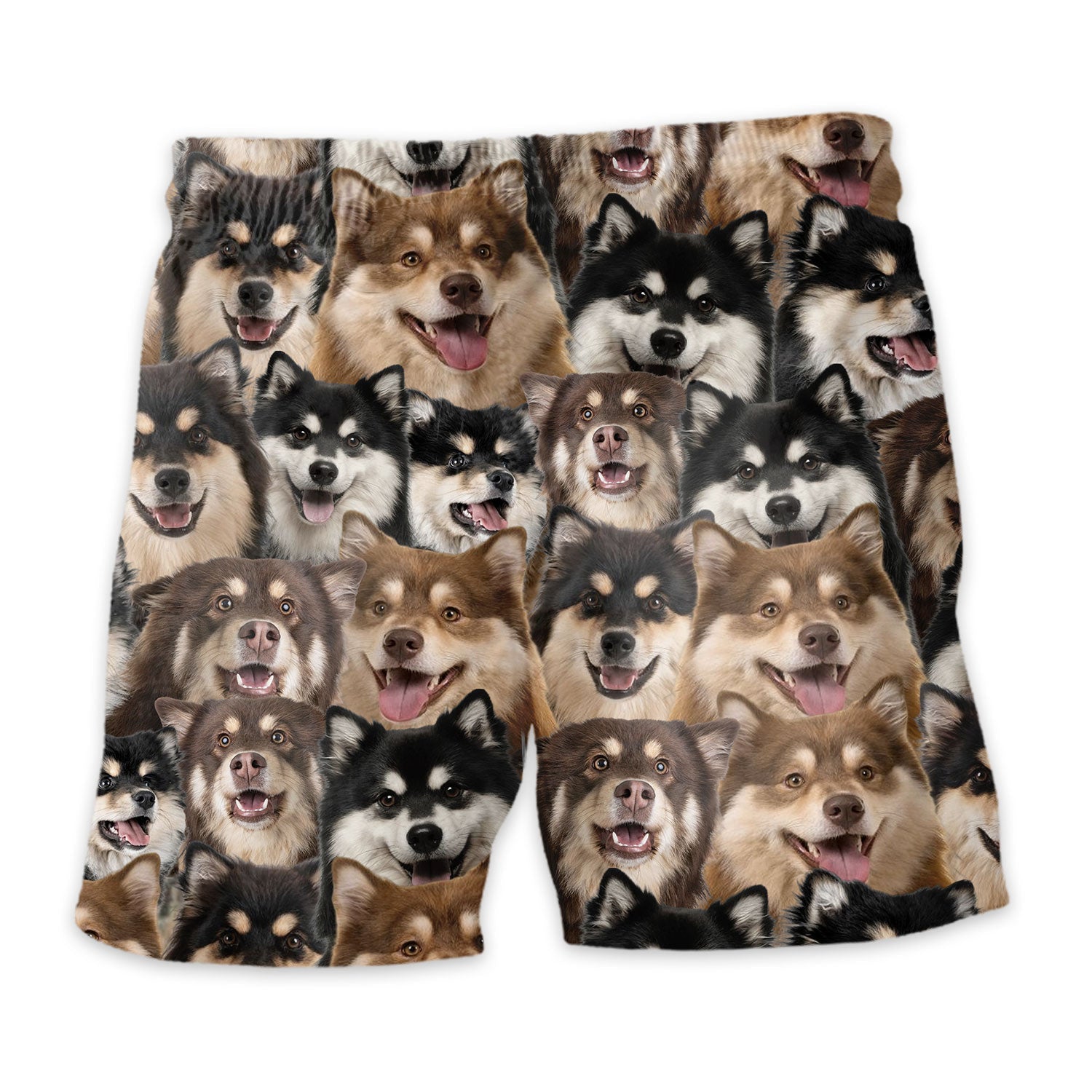 Finnish Lapphund Full Face Hawaiian Shirt & Short