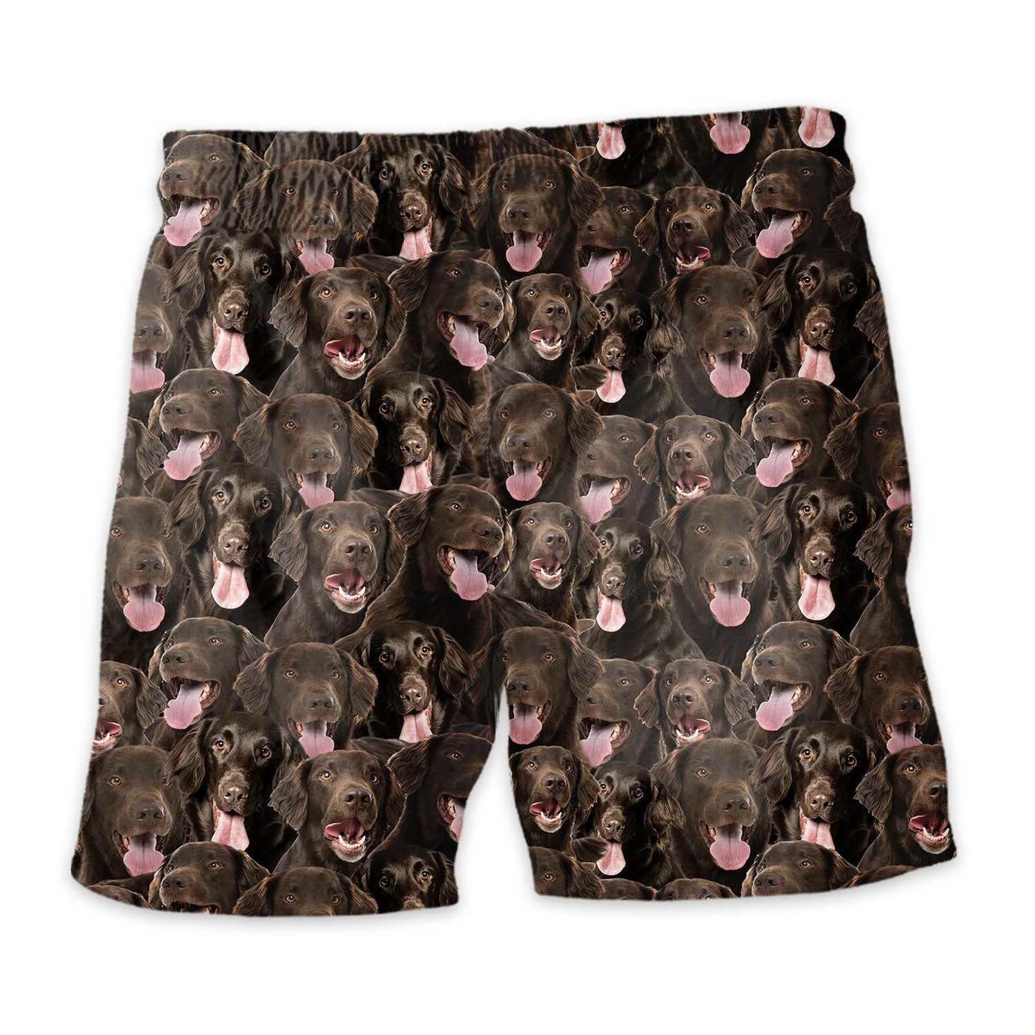 Flat Coated Retriever Full Face Hawaiian Shirt & Short