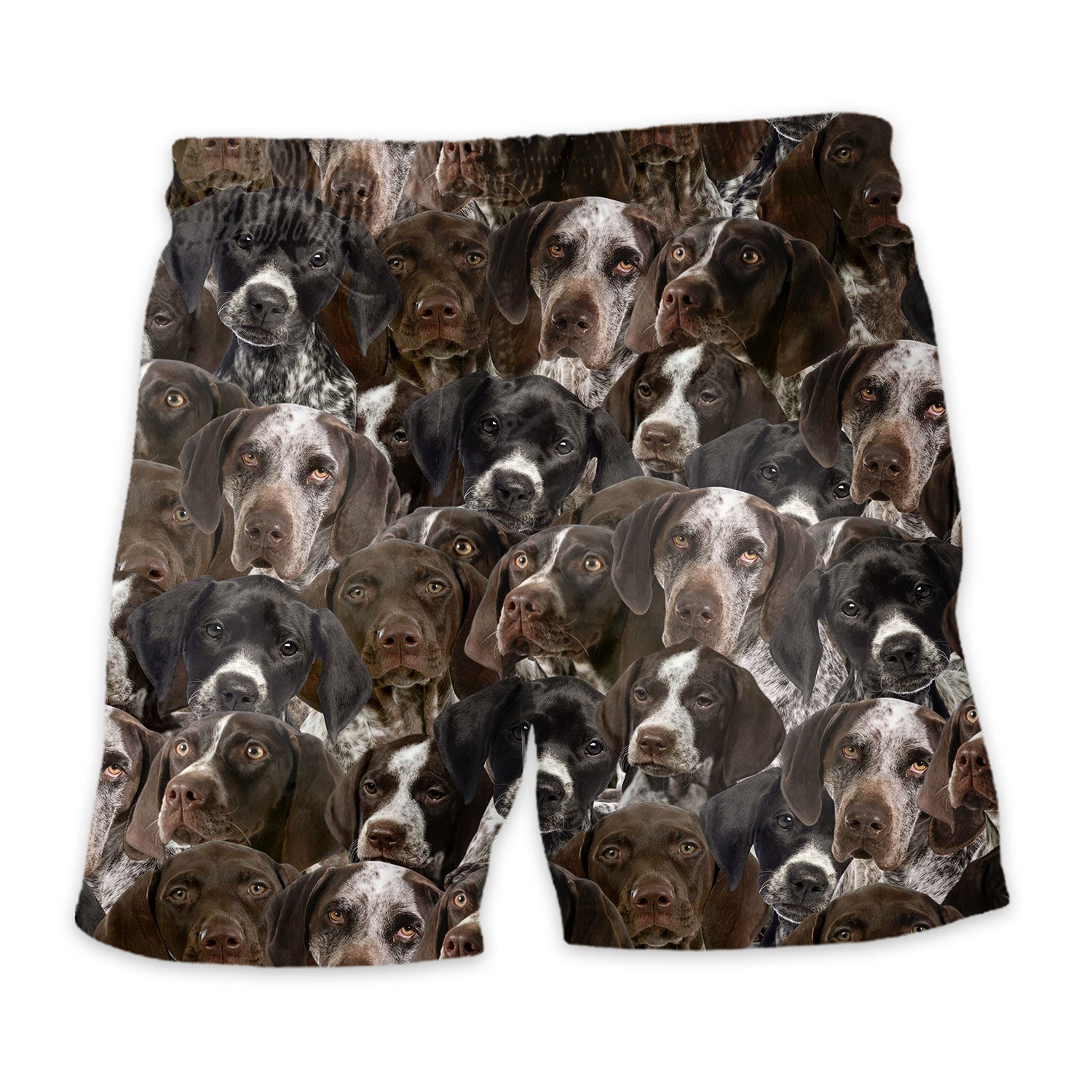 German Shorthaired Pointer Full Face Hawaiian Shirt & Short