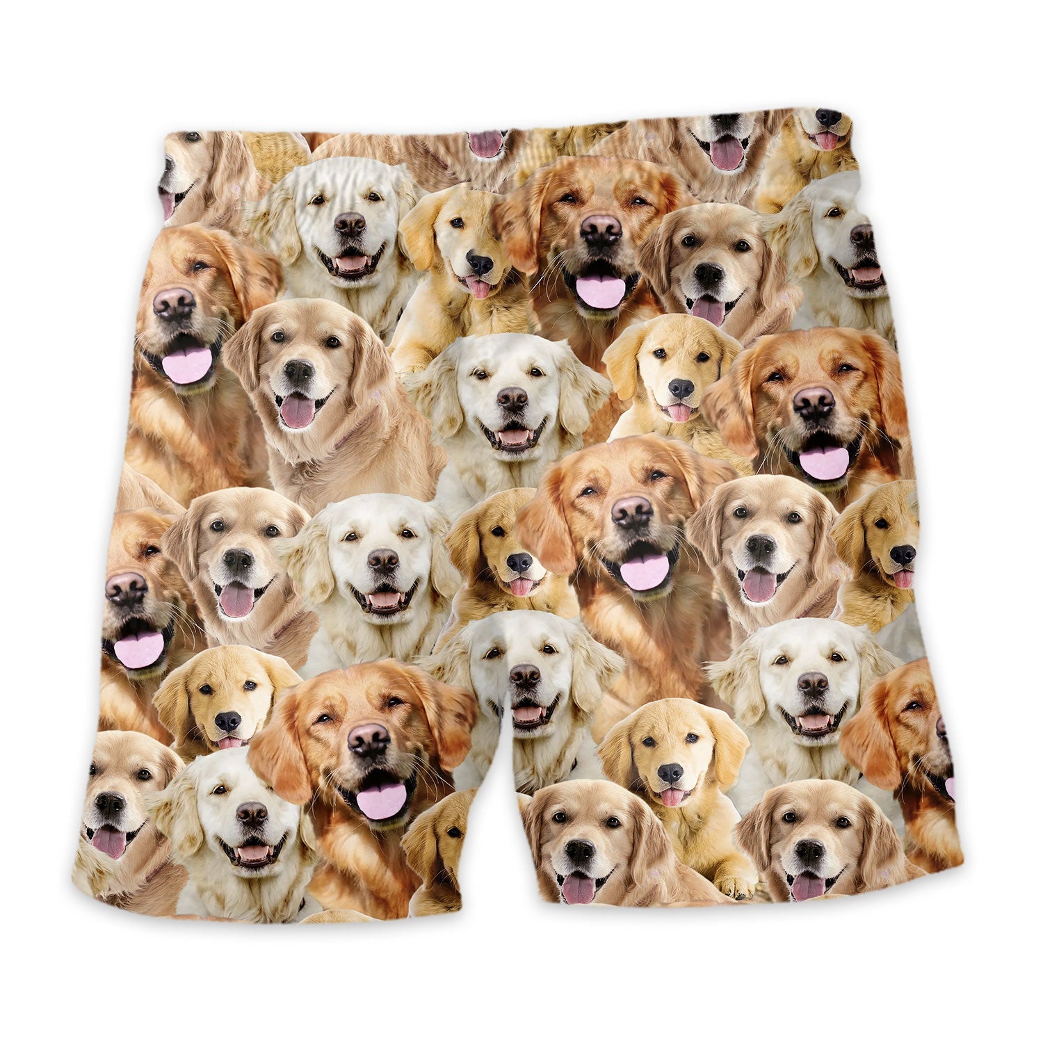 Golden Retriever Full Face Hawaiian Shirt & Short