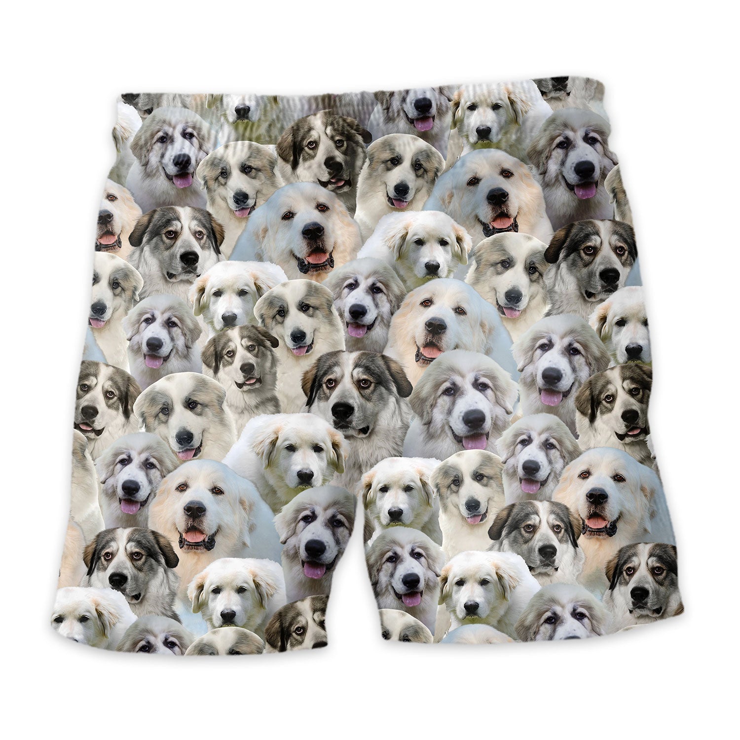 Great Pyrenees Full Full Face Hawaiian Shirt & Short