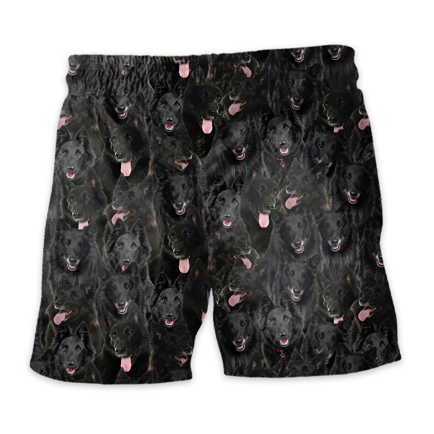 Groenendael Dog Full Face Hawaiian Shirt & Short