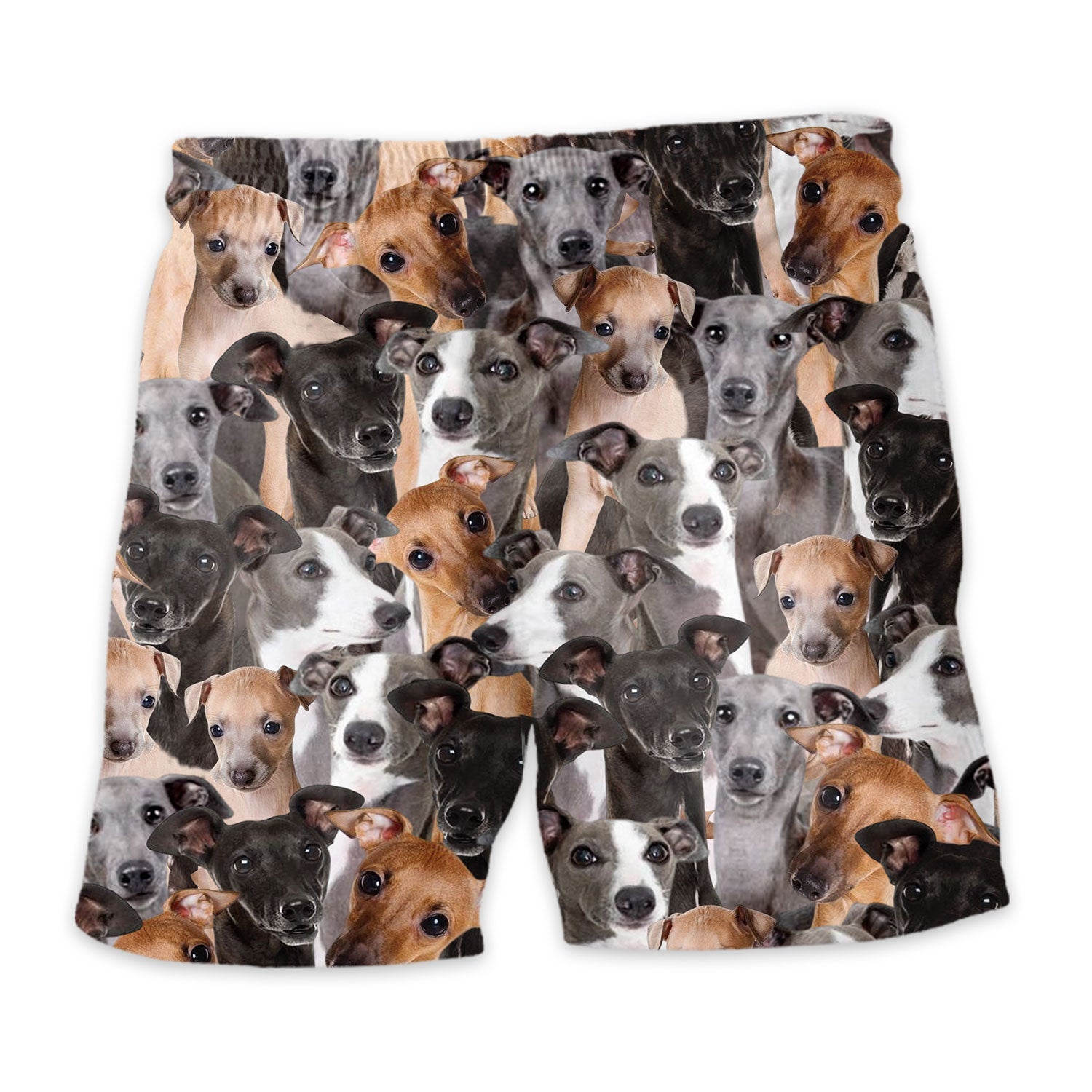 Italian Greyhound Full Face Hawaiian Shirt & Short