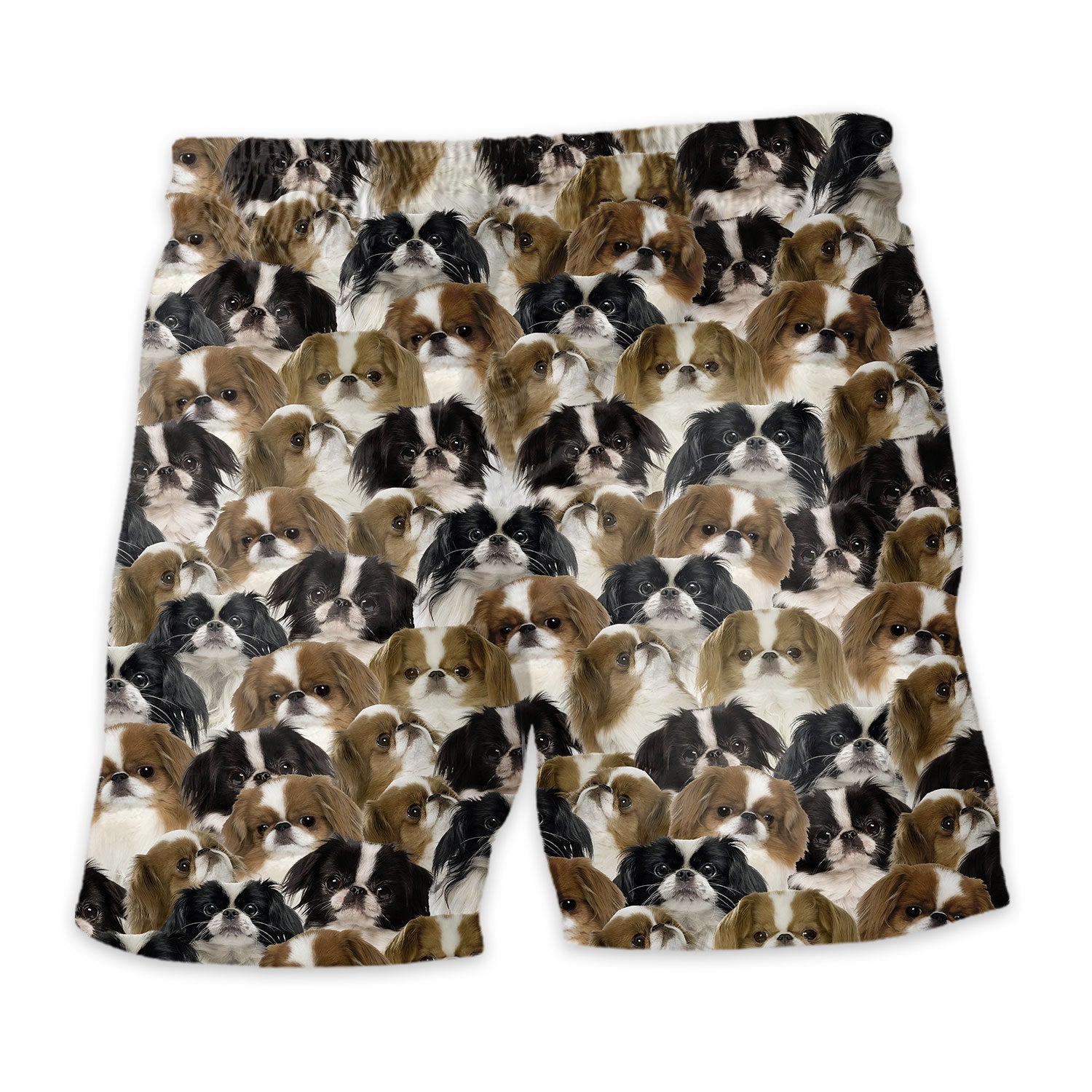 Japanese Chin Full Face Hawaiian Shirt & Short