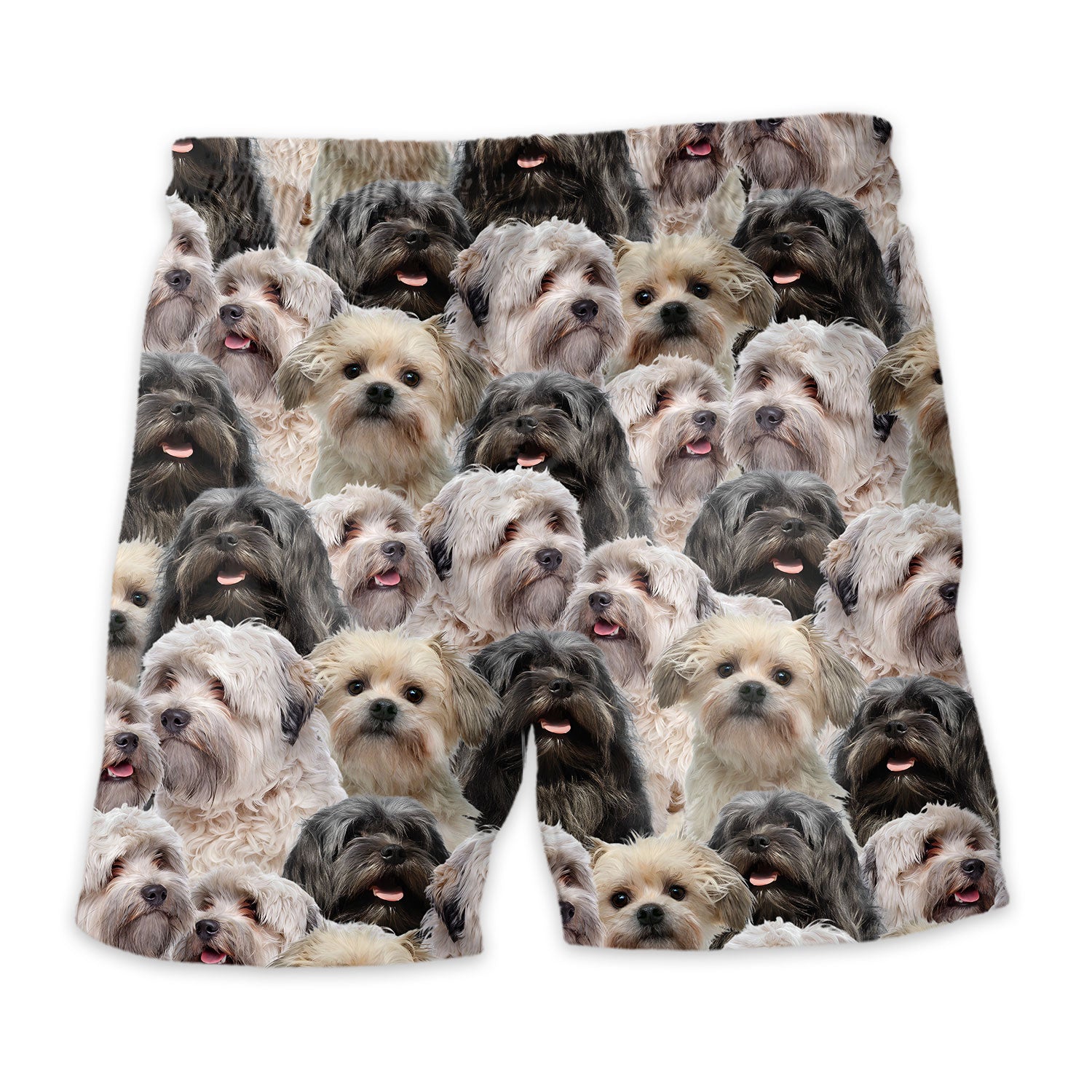 Lowchen Full Face Hawaiian Shirt & Short