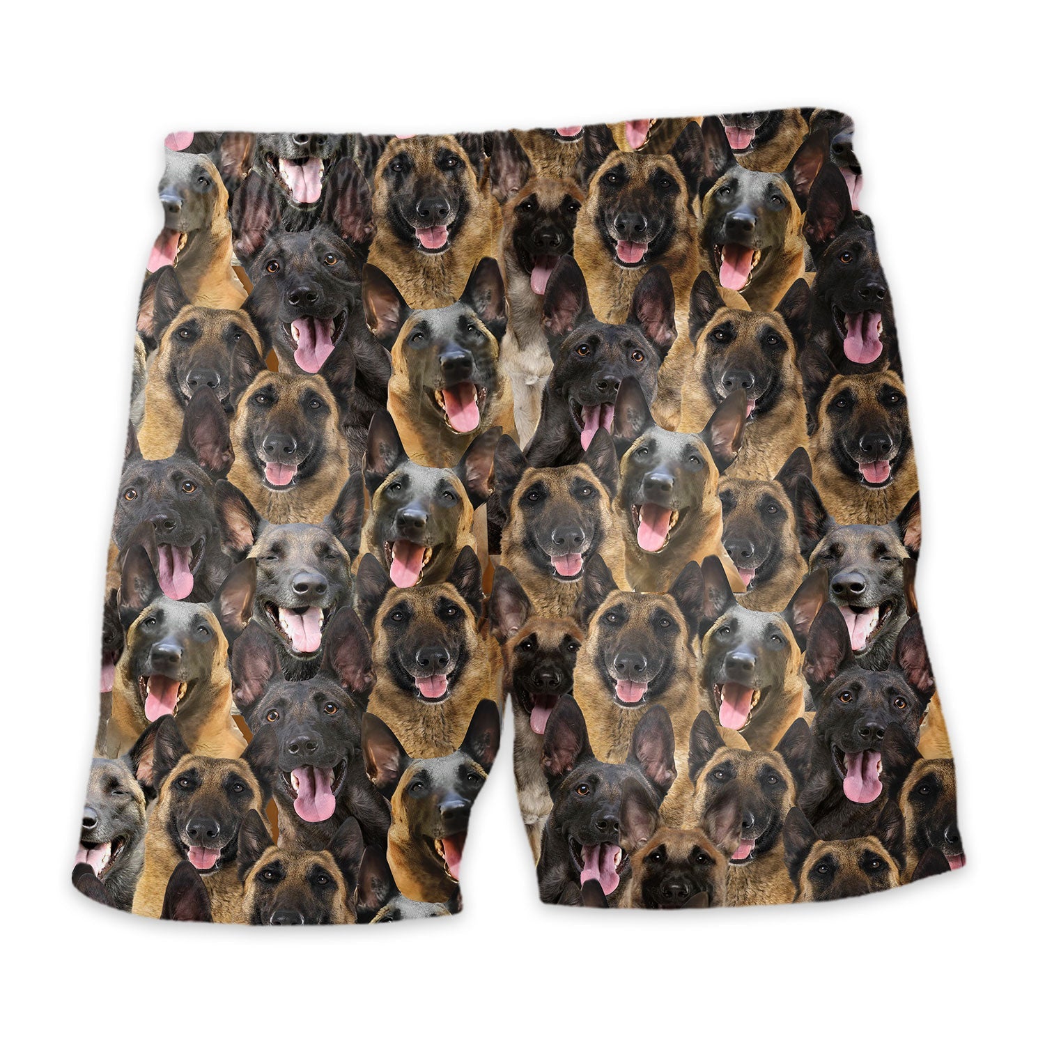 Malinois Dog Full Face Hawaiian Shirt & Short