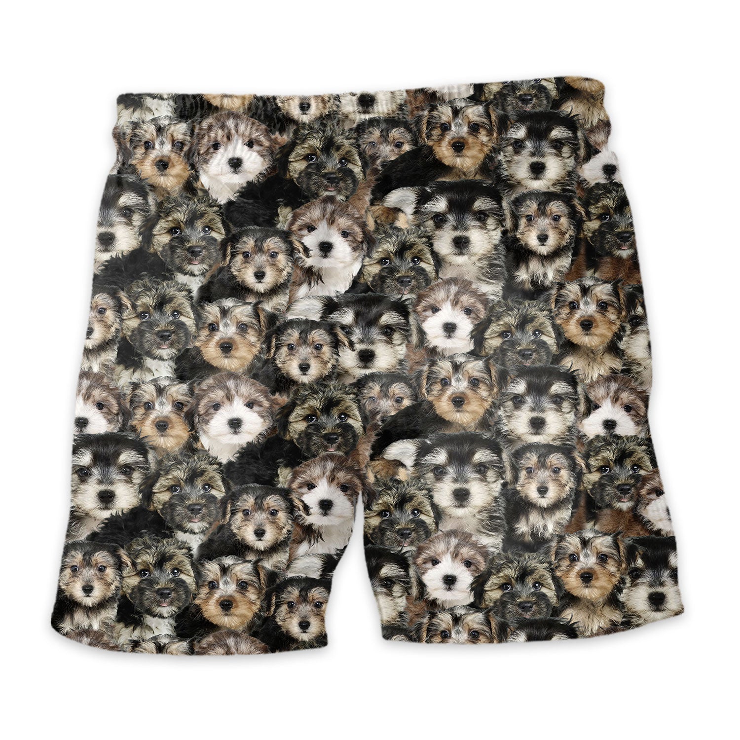 Morkie Full Face Hawaiian Shirt & Short