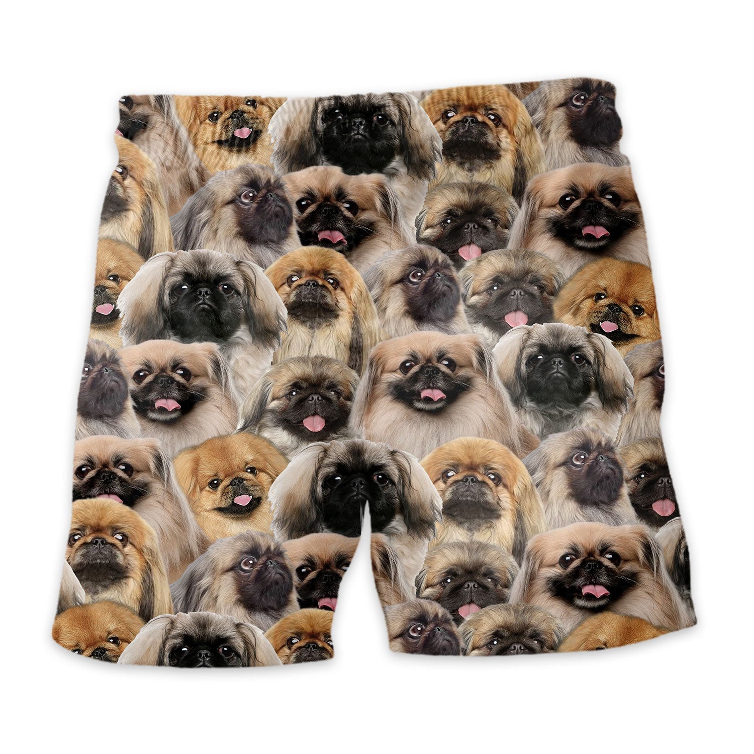 Pekingese Full Face Hawaiian Shirt & Short