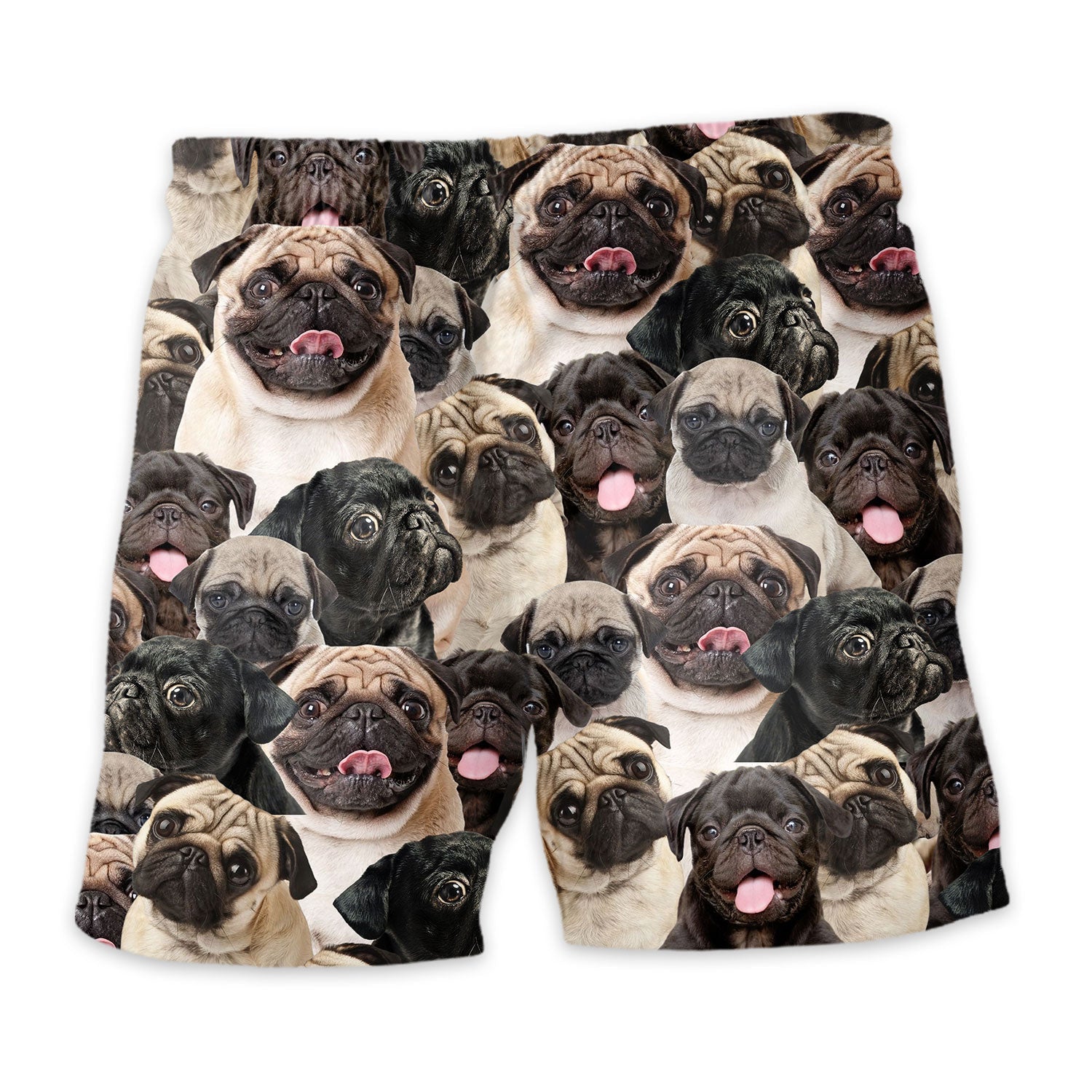 Pug Full Face Hawaiian Shirt & Short