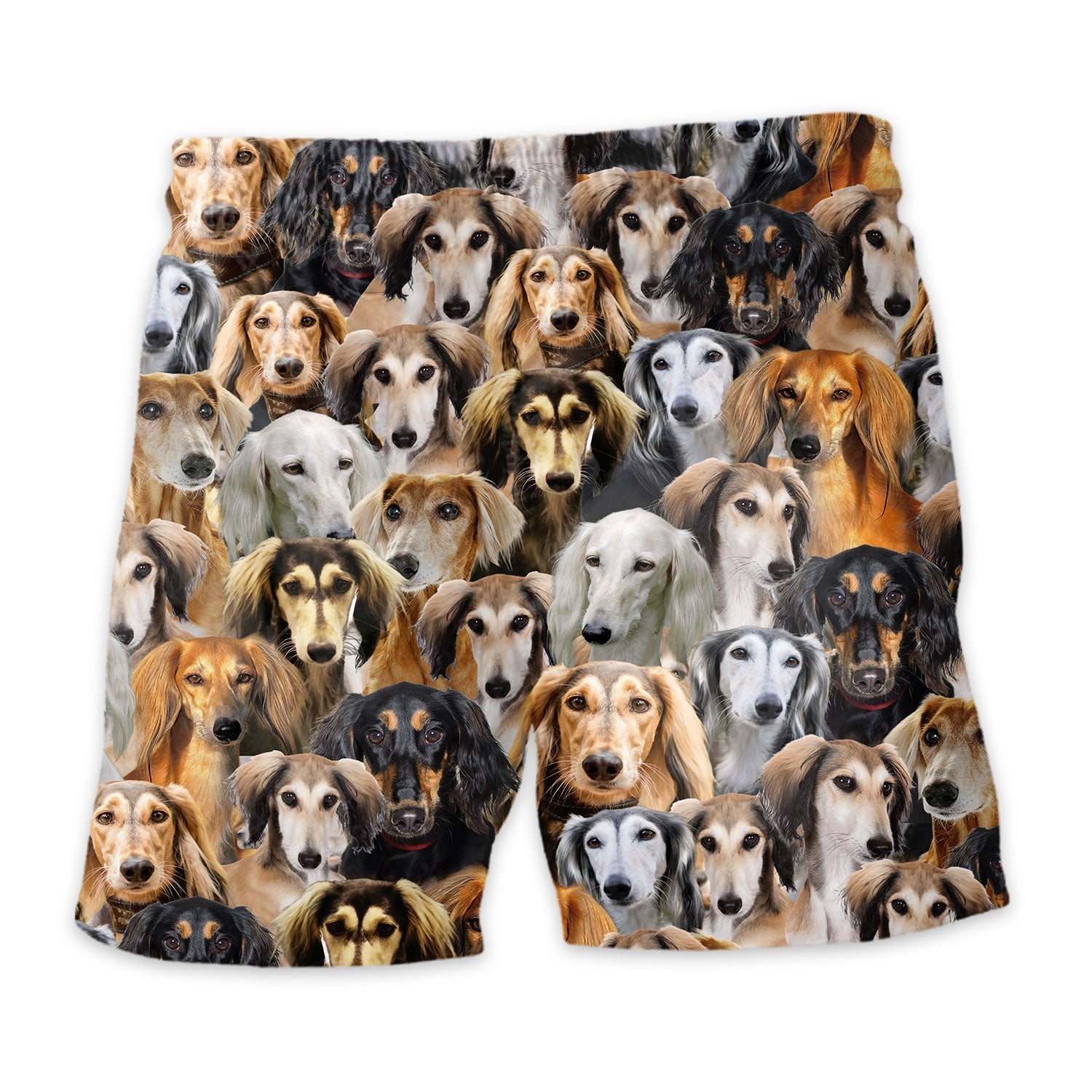 Saluki Full Face Hawaiian Shirt & Short