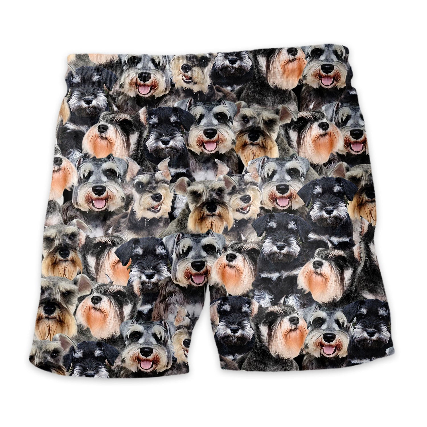 Schnauzer Full Face Hawaiian Shirt & Short