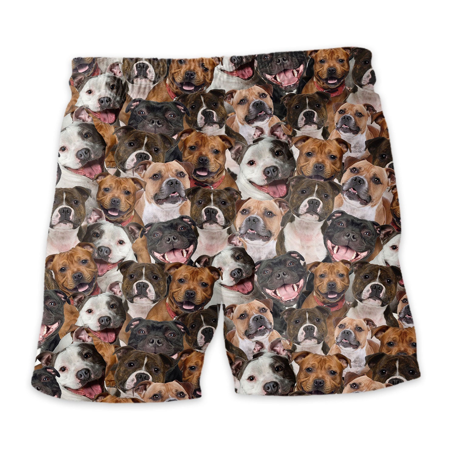 Staffordshire Bull Full Face Hawaiian Shirt & Short