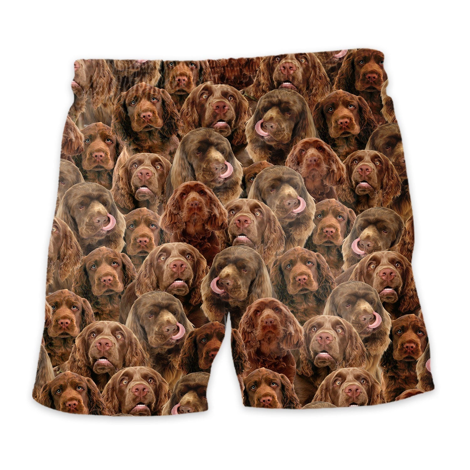 Sussex Spaniel Full Face Hawaiian Shirt & Short