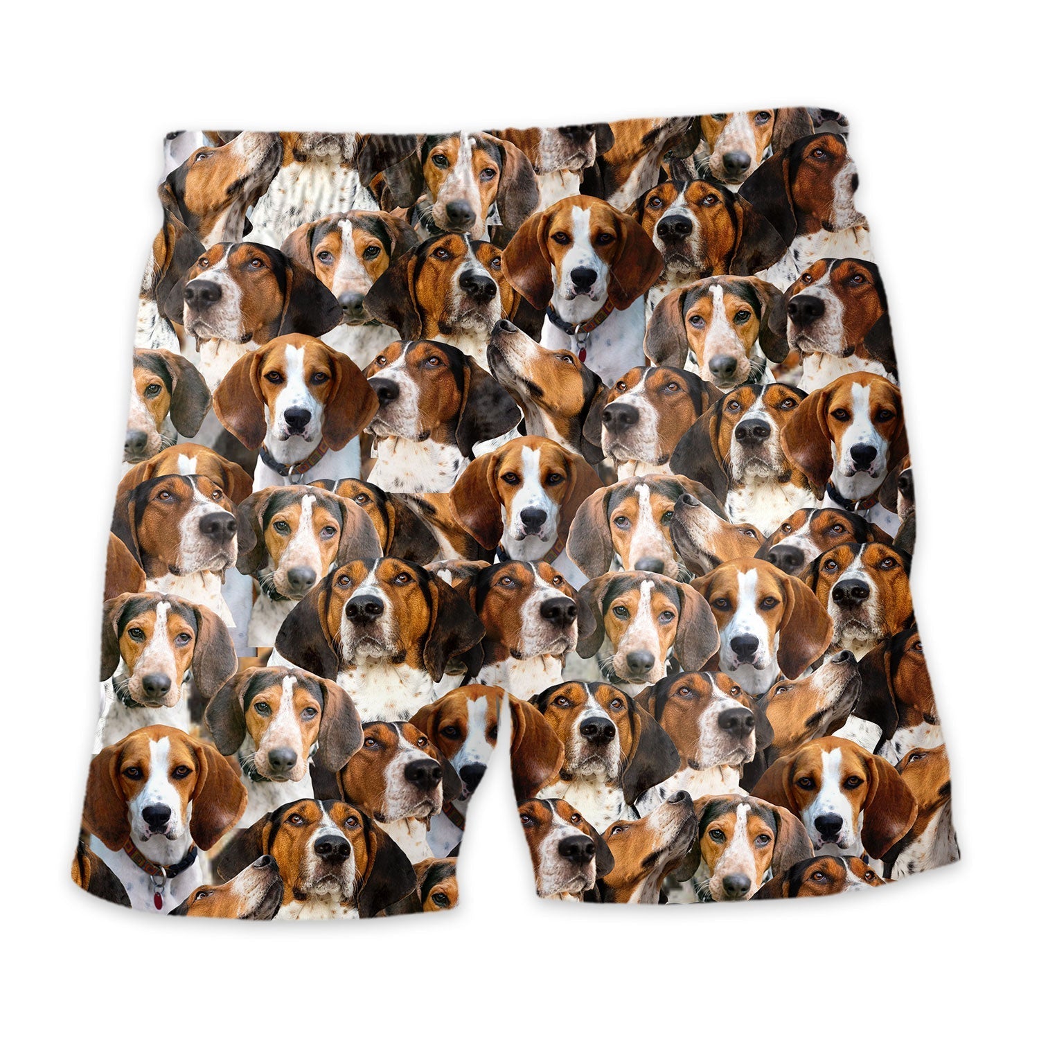 Treeing Walker Coonhound Full Face Hawaiian Shirt & Short
