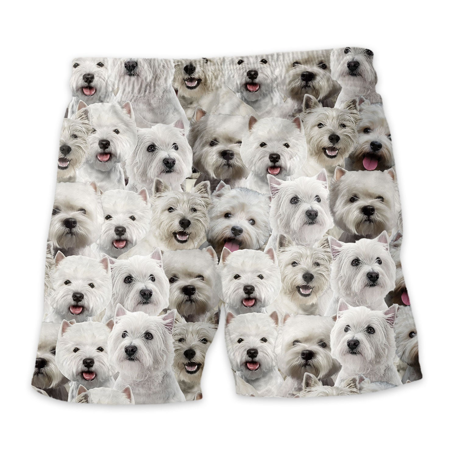 West Highland White Terrier Full Face Hawaiian Shirt & Short