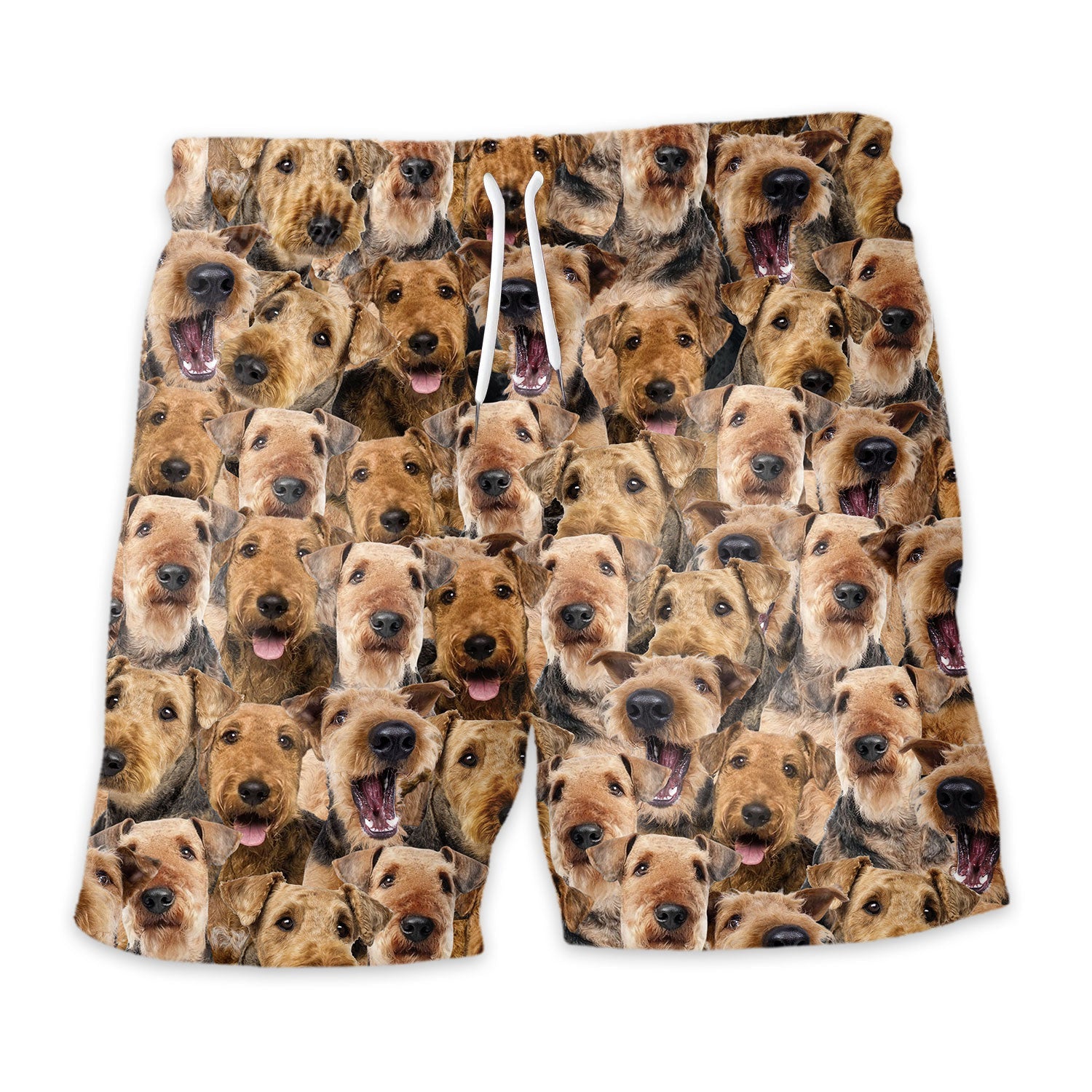 Airedale Terrier Full Face Hawaiian Shirt & Short