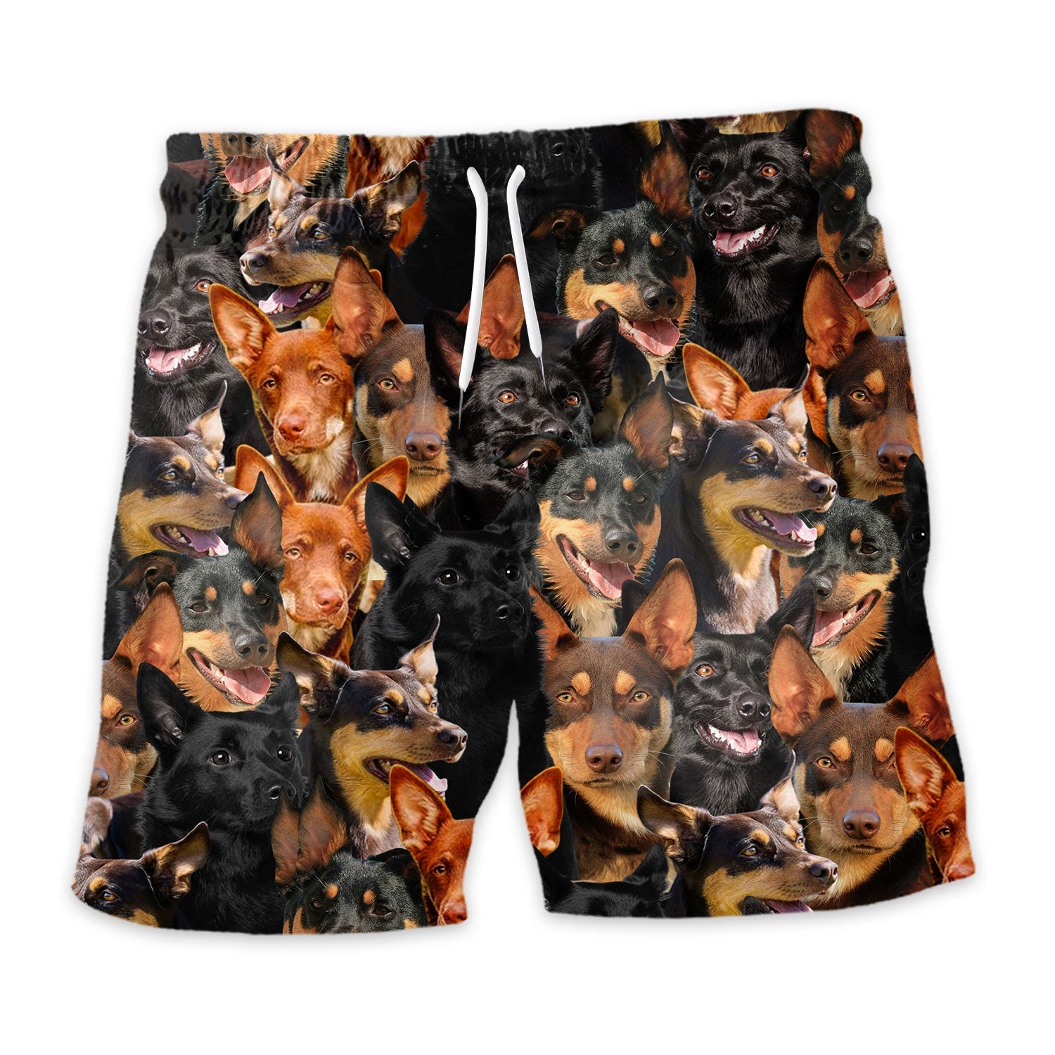 Australian Kelpie Full Face Hawaiian Shirt & Short