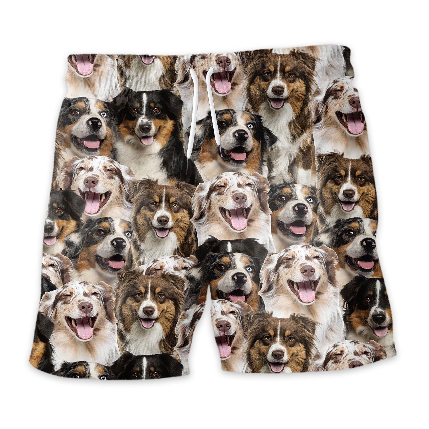 Australian Shepherd-2 Full Face Hawaiian Shirt & Short