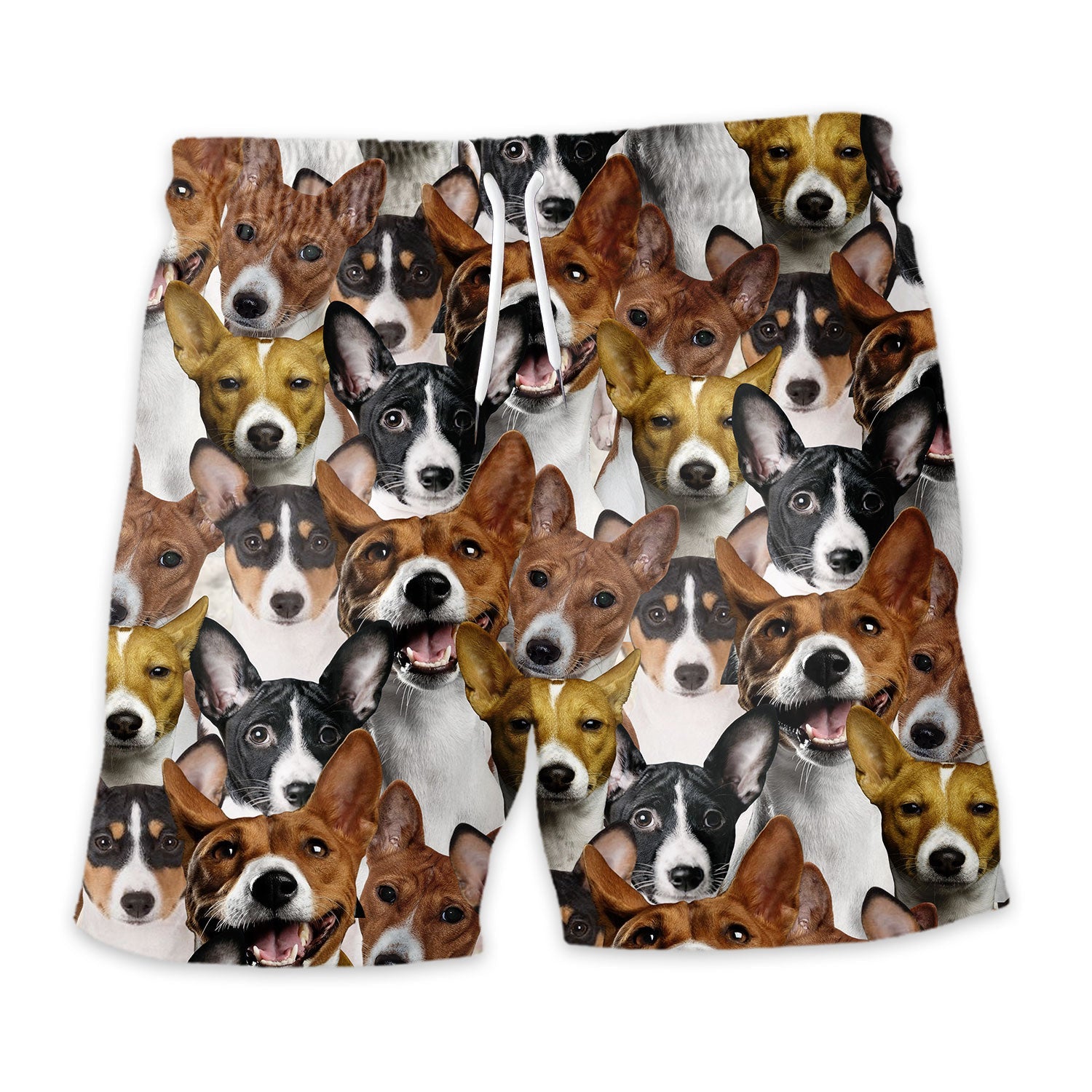 Basenji Full Face Hawaiian Shirt & Short