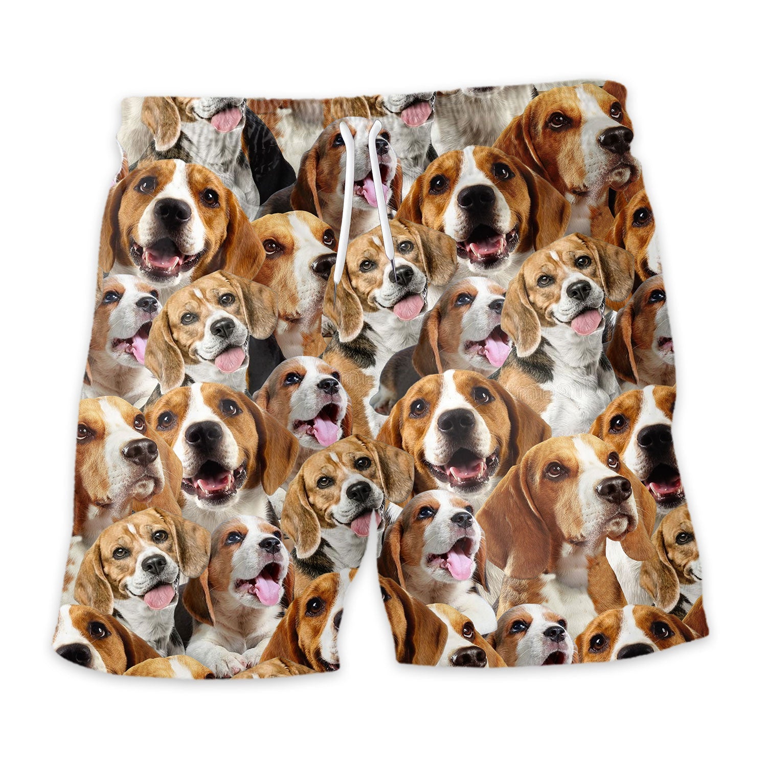 Beagle Full Face Hawaiian Shirt & Short