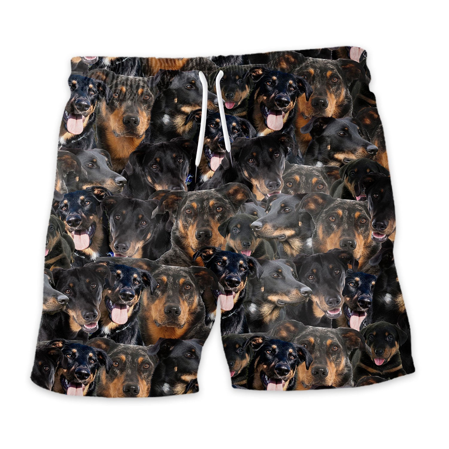 Beauceron Full Face Hawaiian Shirt & Short