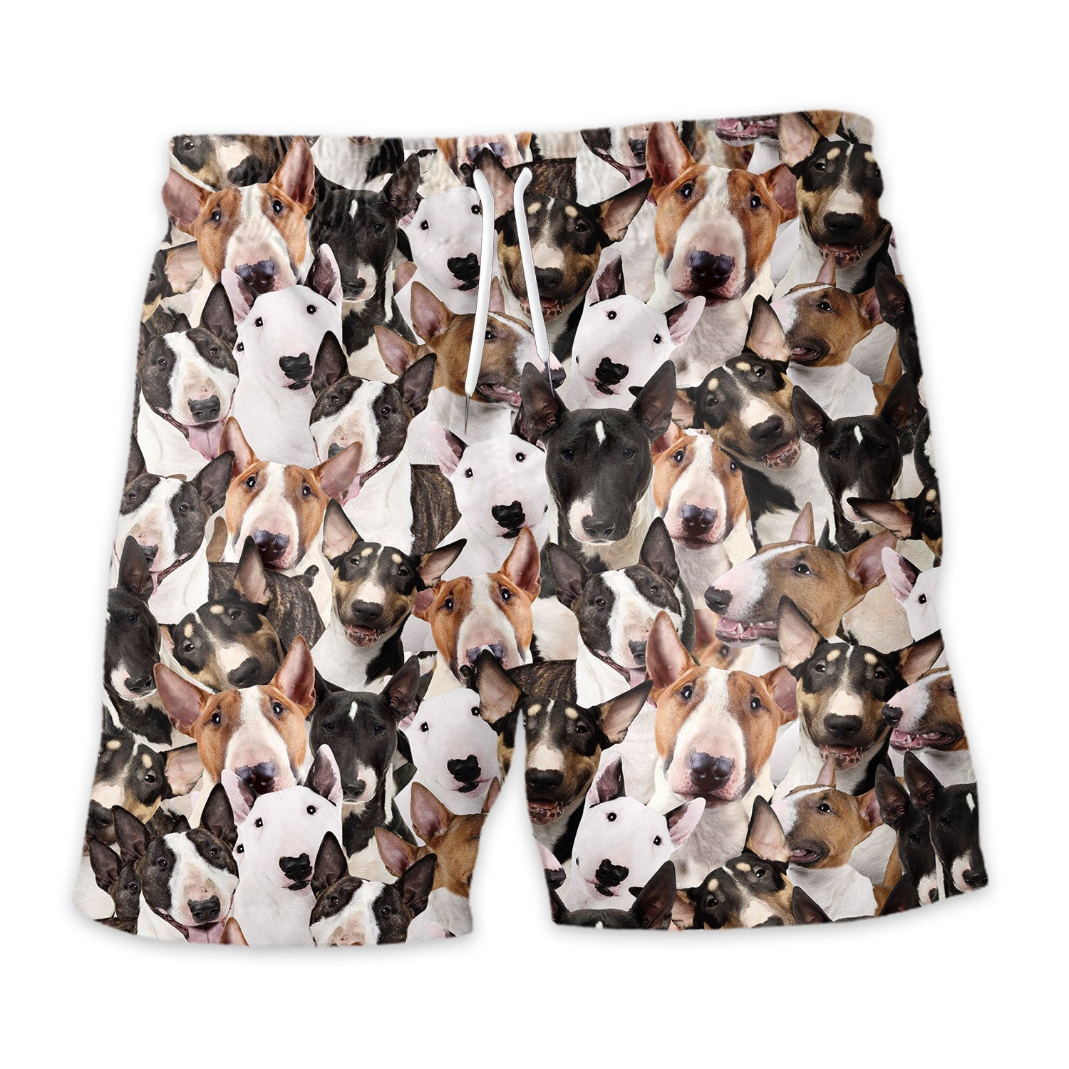 Bull Terrier Full Face Hawaiian Shirt & Short