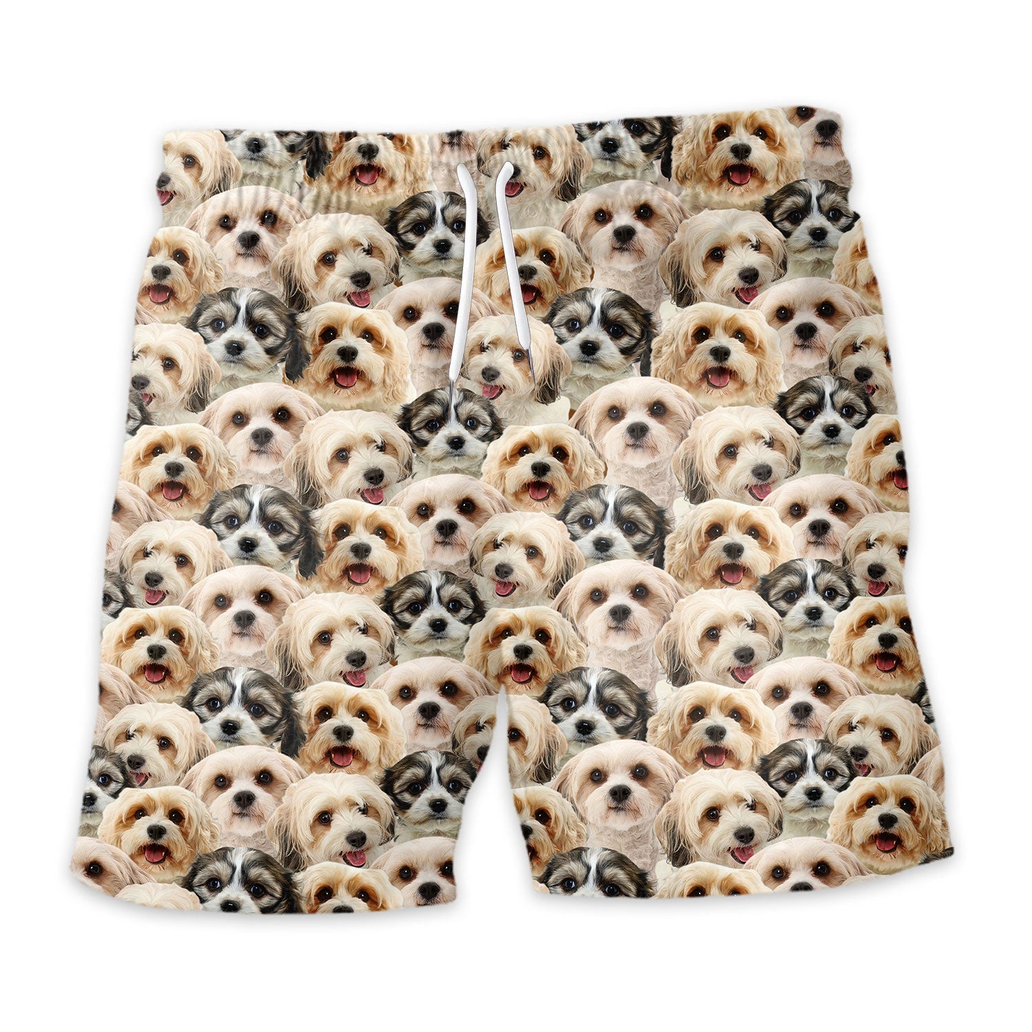 Cavachon Dog Full Face Hawaiian Shirt & Short