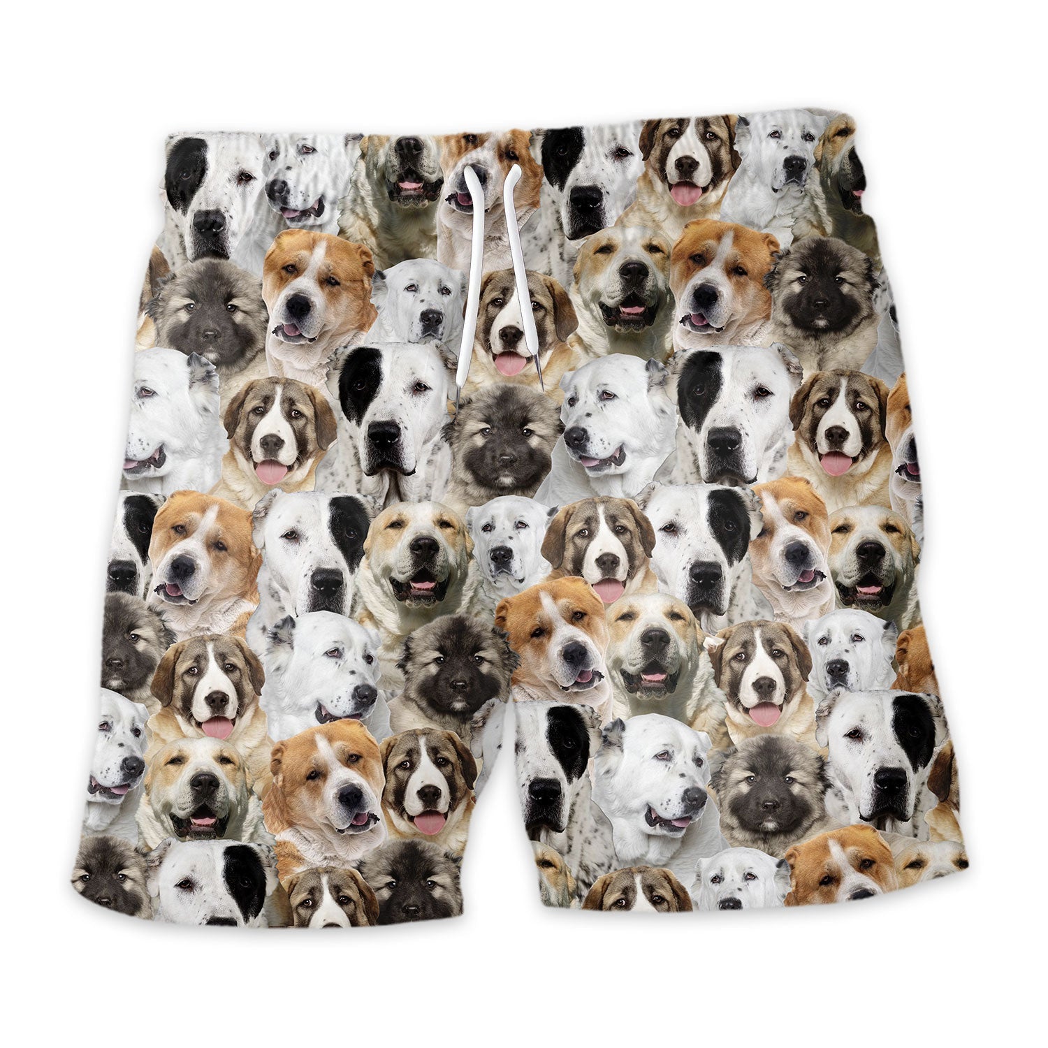 Central Asian Shepherd Dog Full Face Hawaiian Shirt & Short