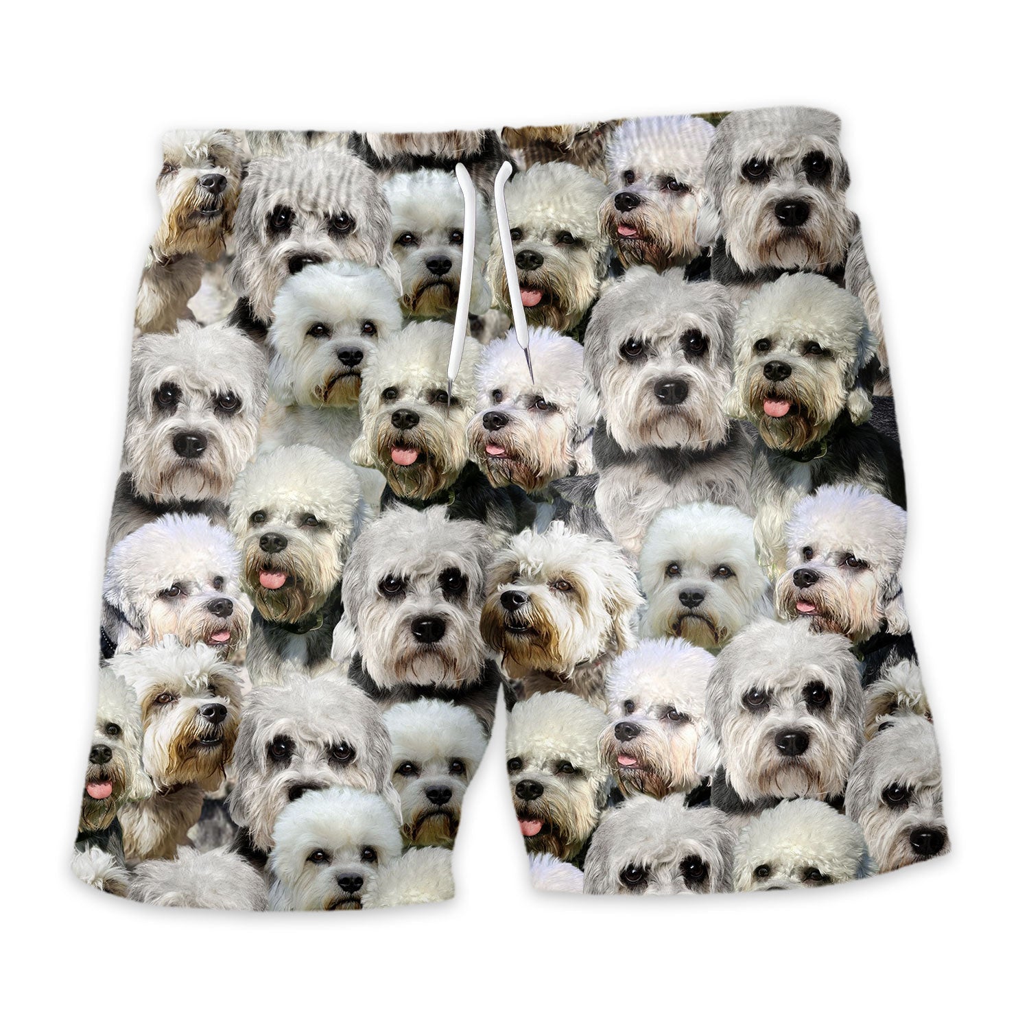Dandie Dinmont Terrier Full Face Hawaiian Shirt & Short