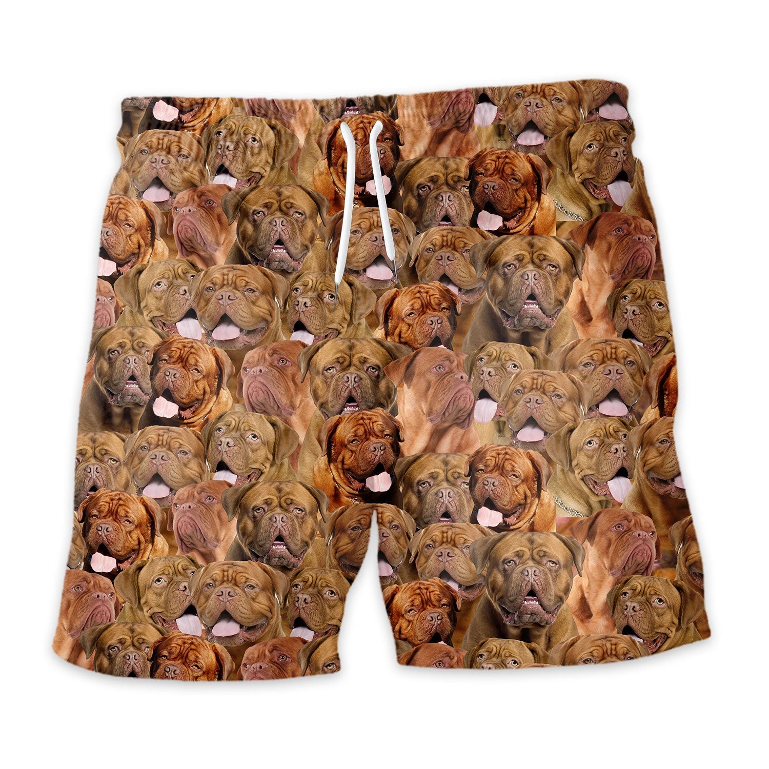 Dogue De Bordeaux Full Face Hawaiian Shirt & Short