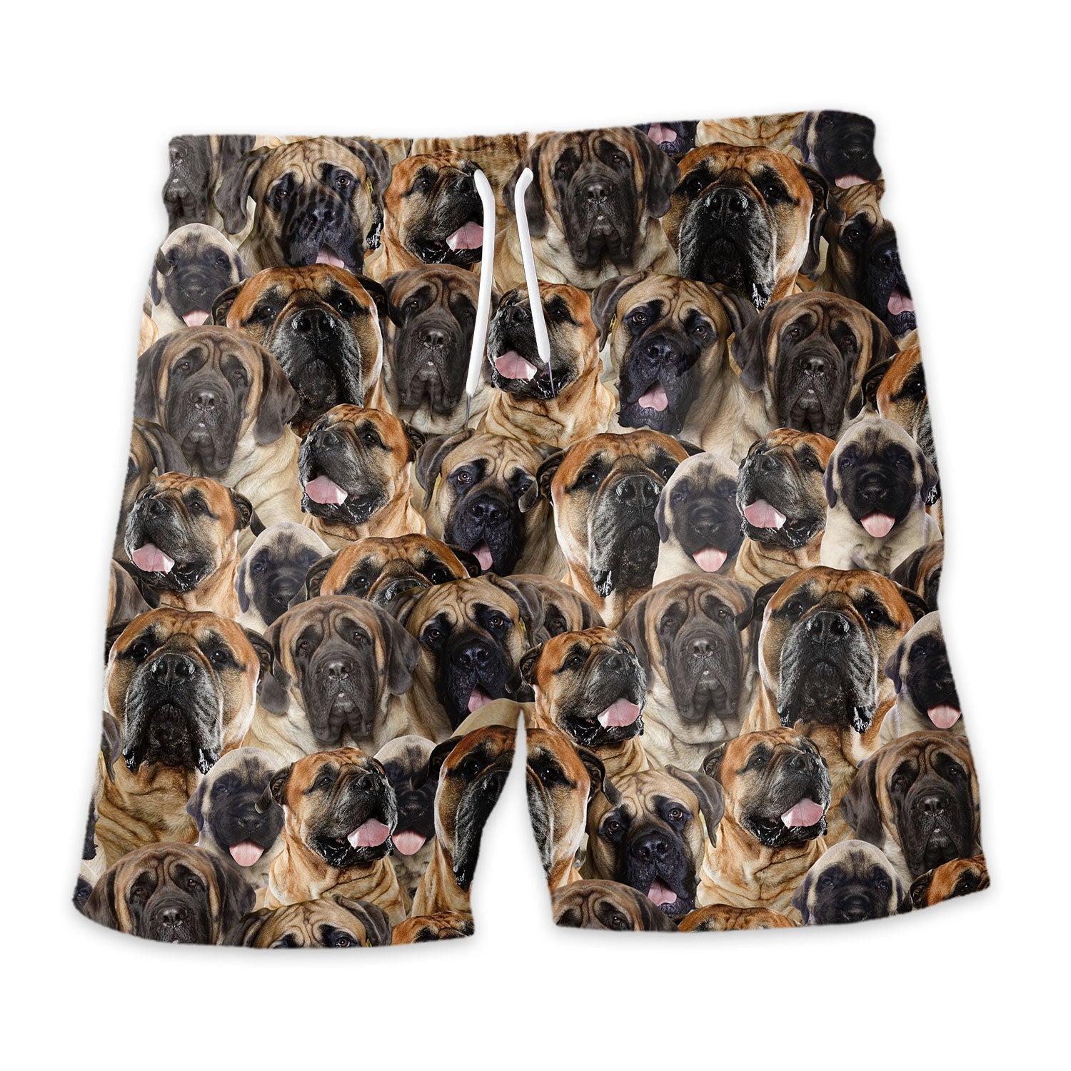 English Mastiff Full Face Hawaiian Shirt & Short