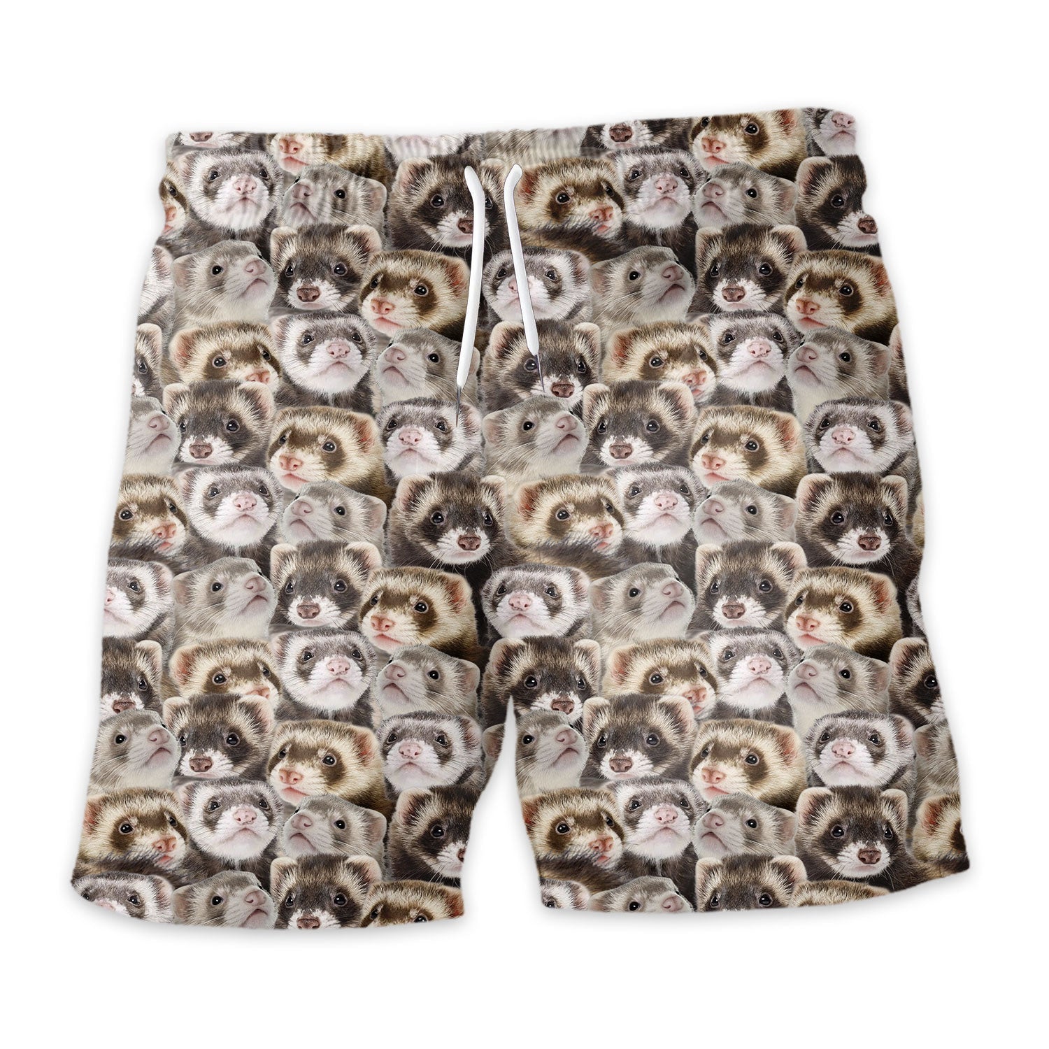 Ferret Full Face Hawaiian Shirt & Short