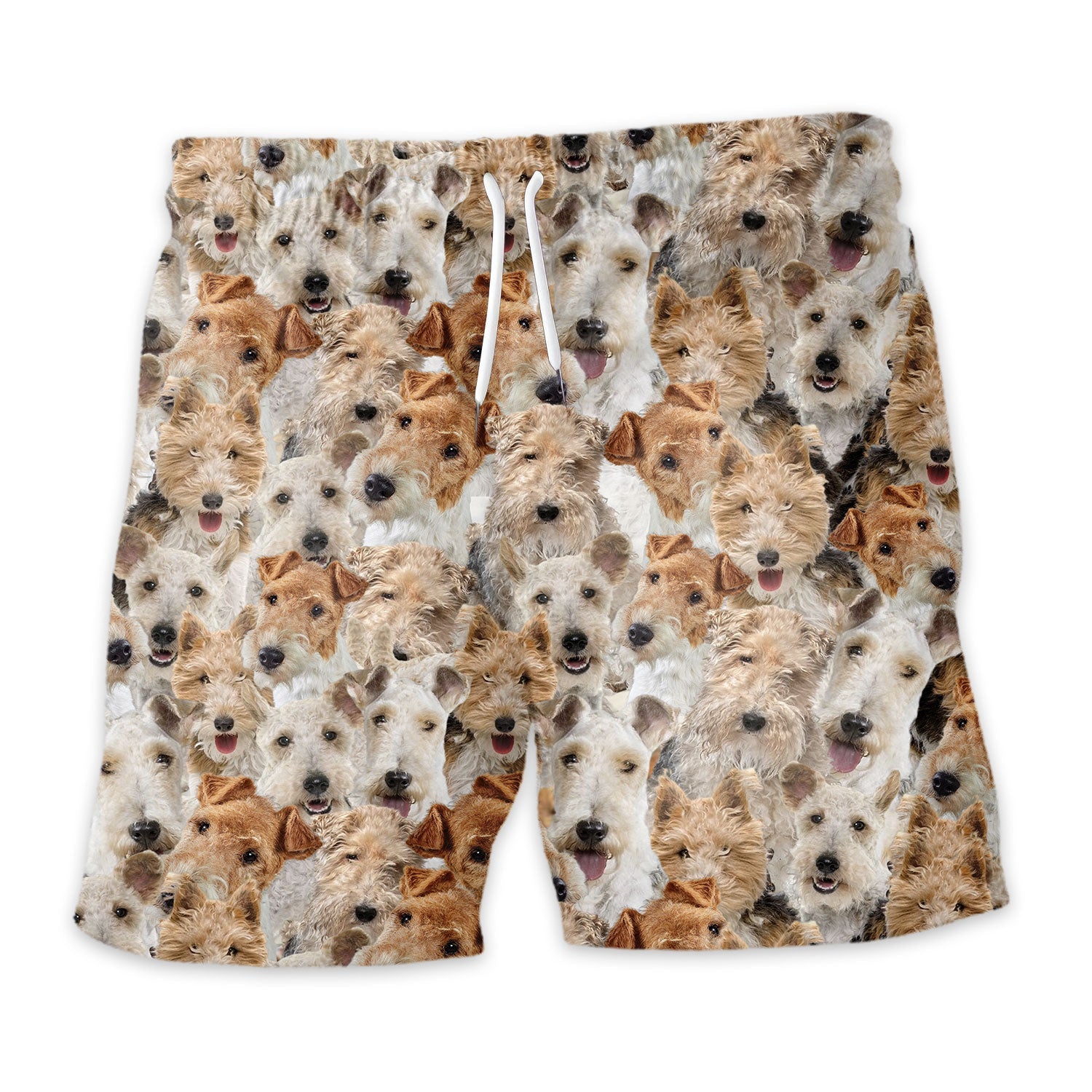 Fox Terrier Full Face Hawaiian Shirt & Short